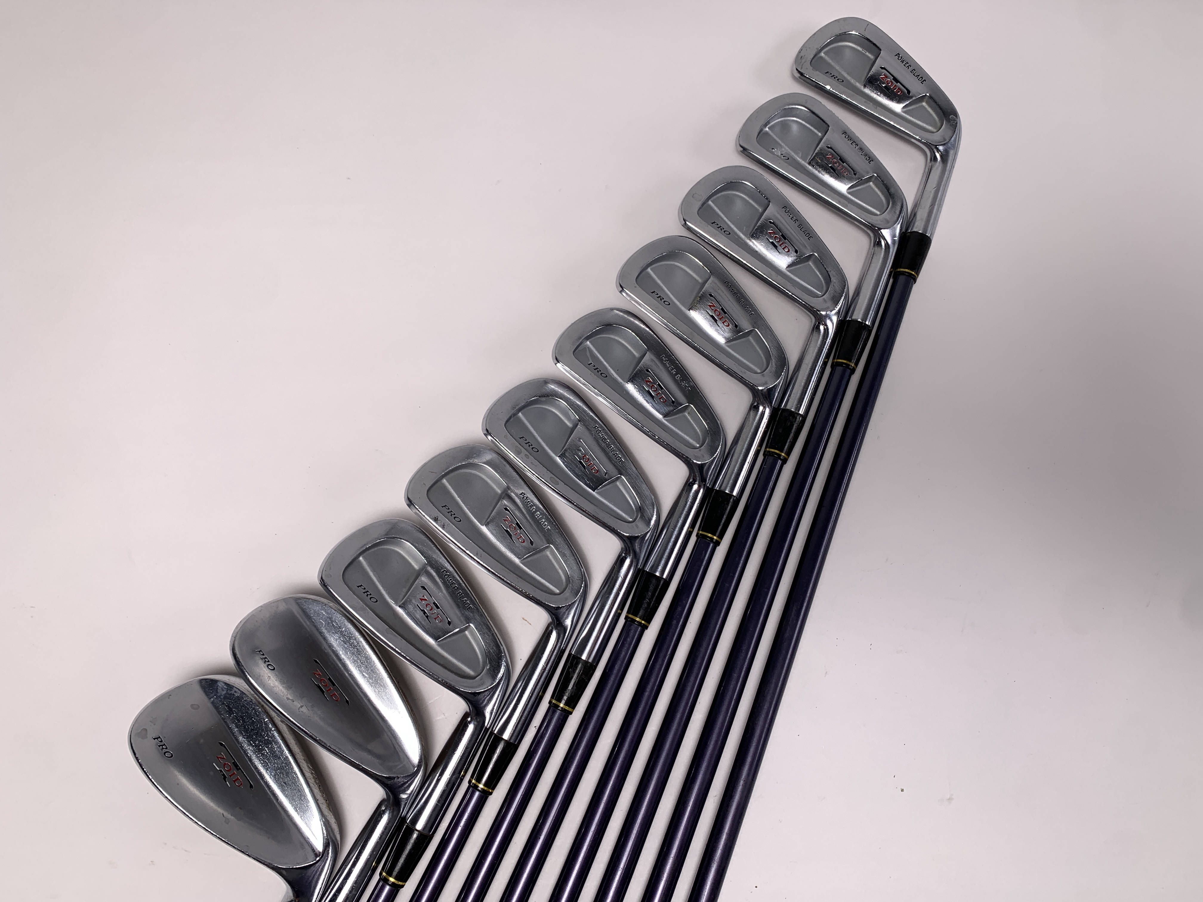 Mizuno T-Zoid Pro Forged Iron Set 3-PW+GW+SW Tour Exsar Senior