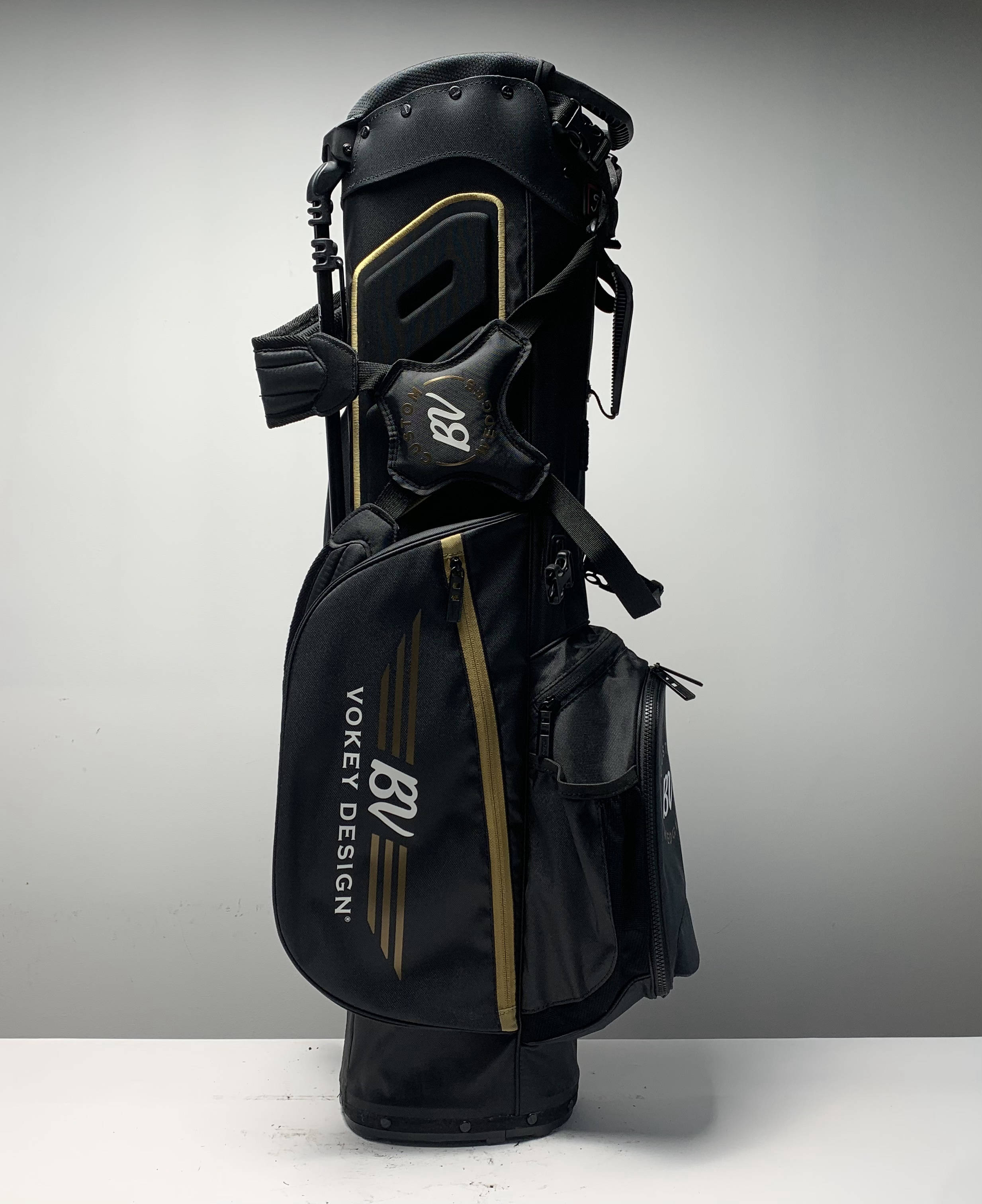 Titleist BV Vokey Design Stand Bag Black Gold 4-Way Divide Dual