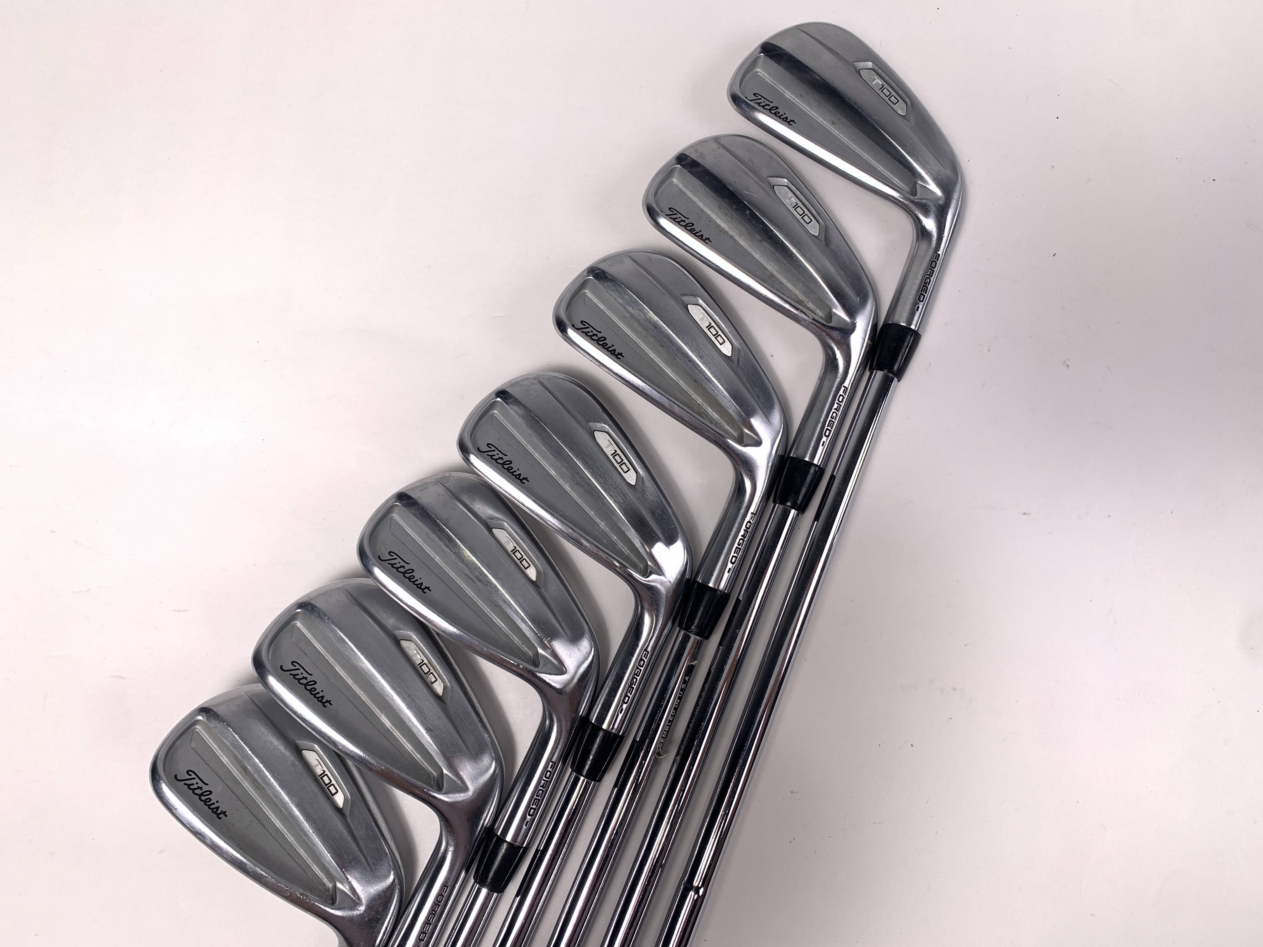 Titleist T100 2021 Iron Set 4-PW Dynamic Gold X100 Extra Stiff 