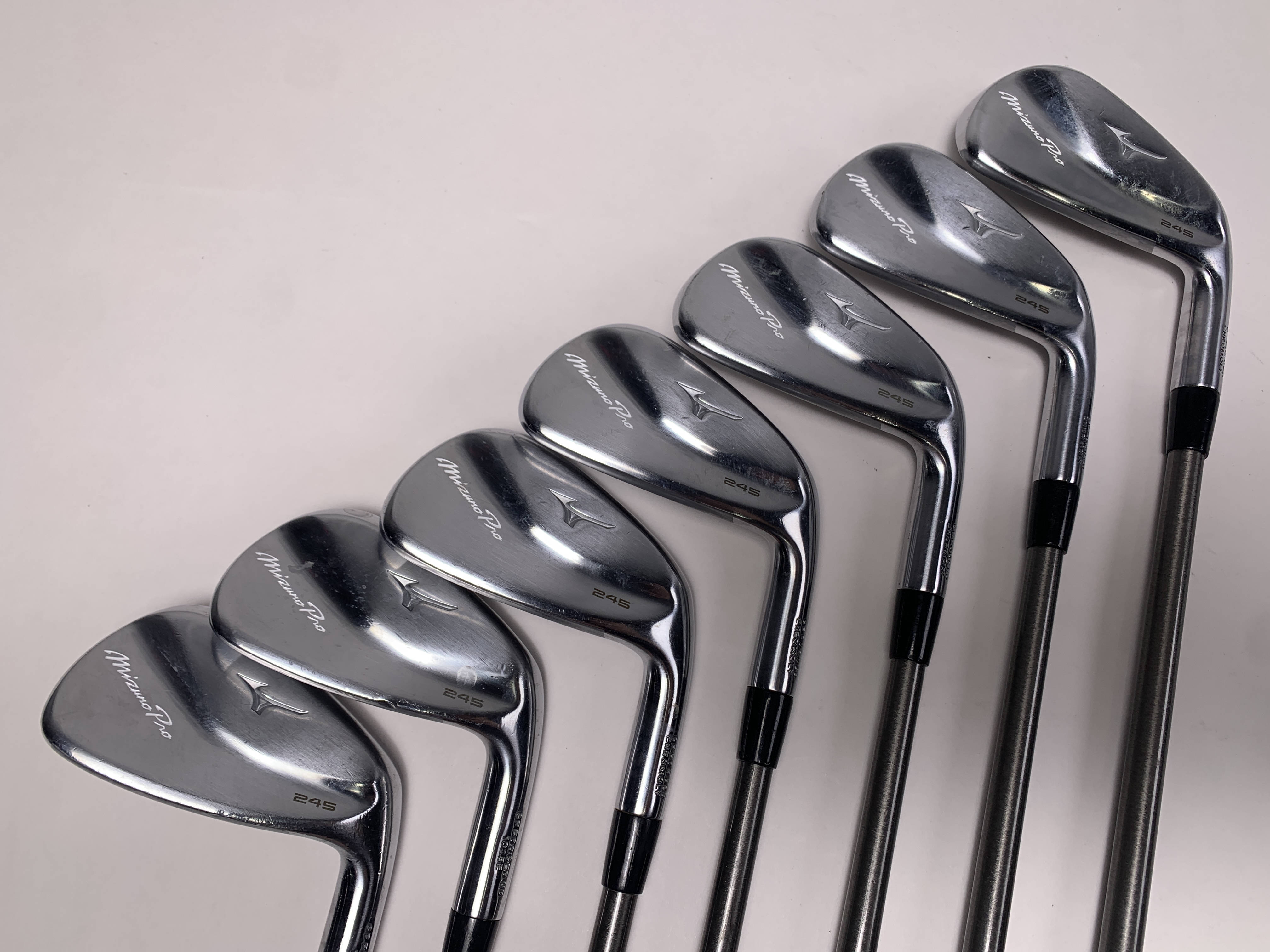 Mizuno Pro 245 Iron Set 4-PW AeroTech SteelFiber i110 CW Stiff