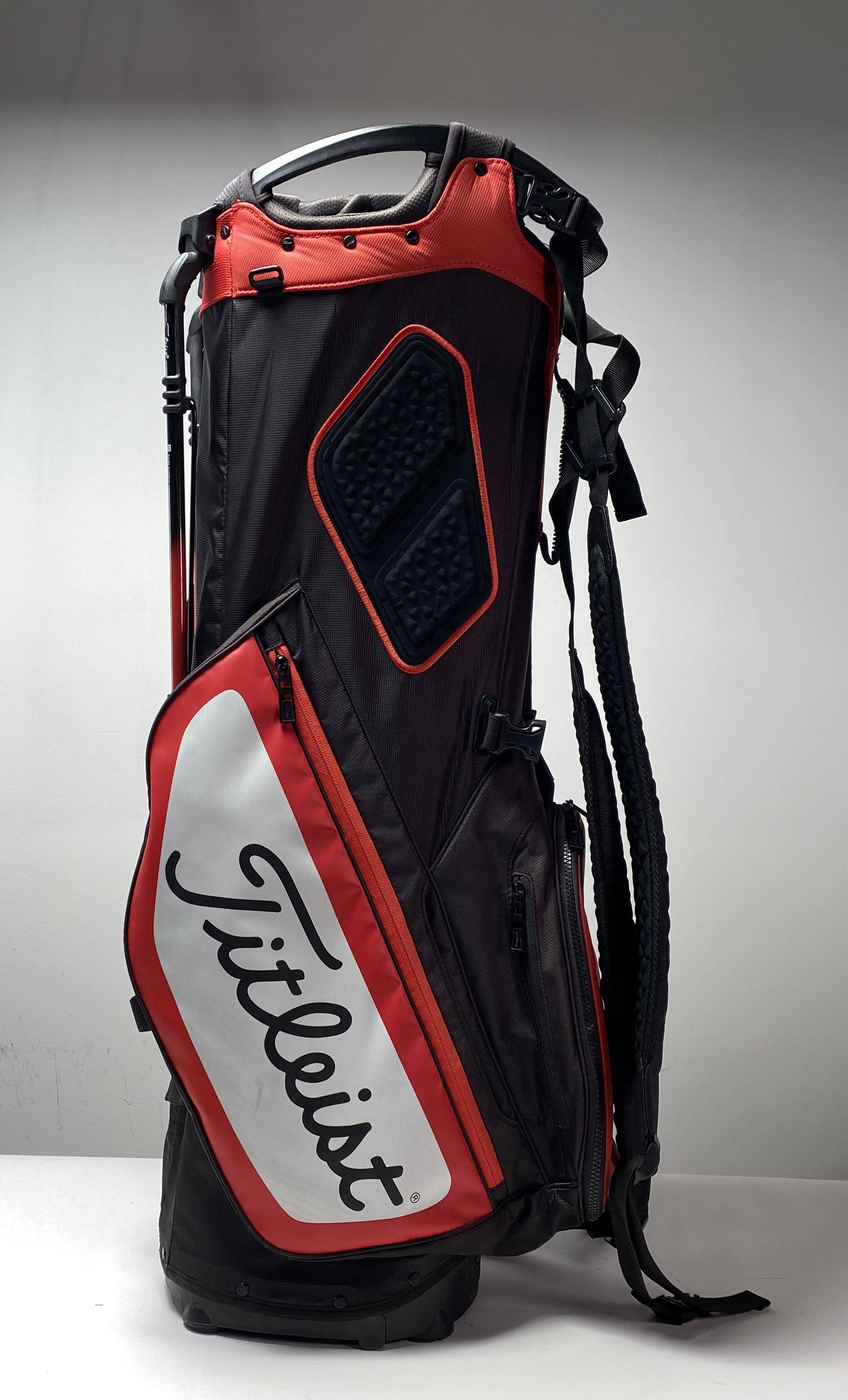 Titleist Hybrid 14 Stand Bag Black Red White 14-Way Divide Dual