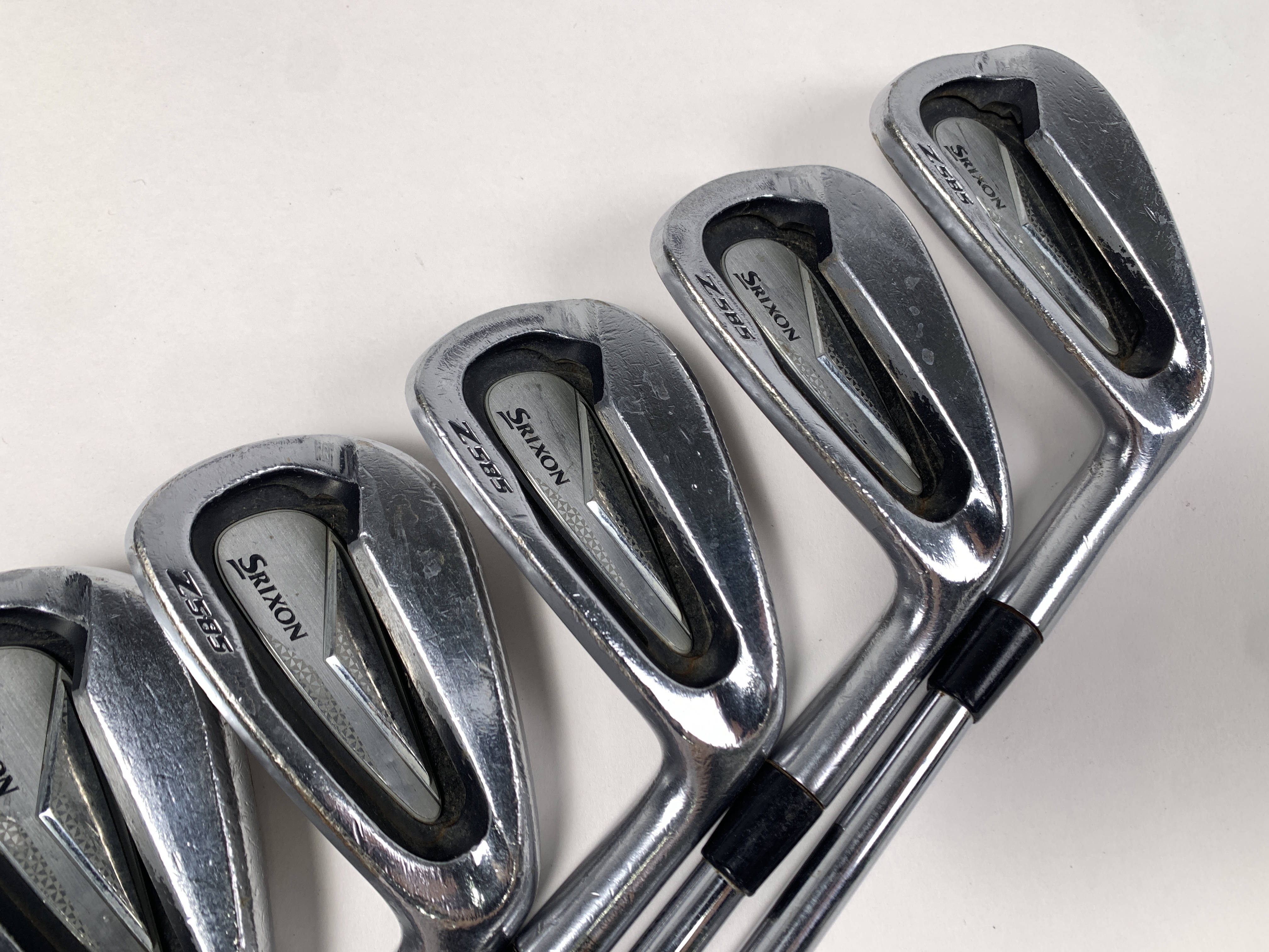 Srixon Z585 Iron Set 5-PW+AW KBS Tour V 110g Stiff Steel RH