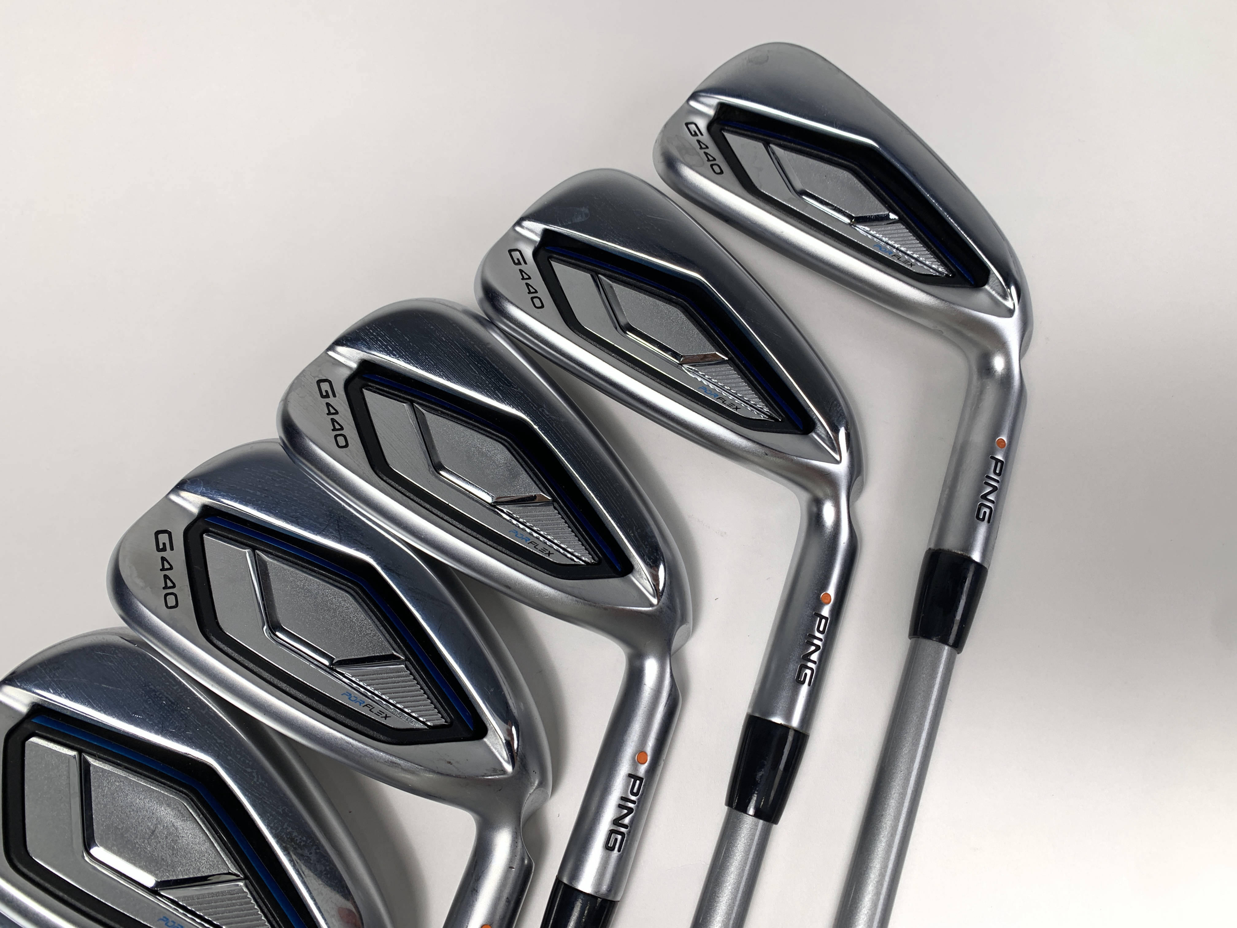 Ping G440 Iron Set 6-PW+AW+GW Orange Dot Alta Quick Lite