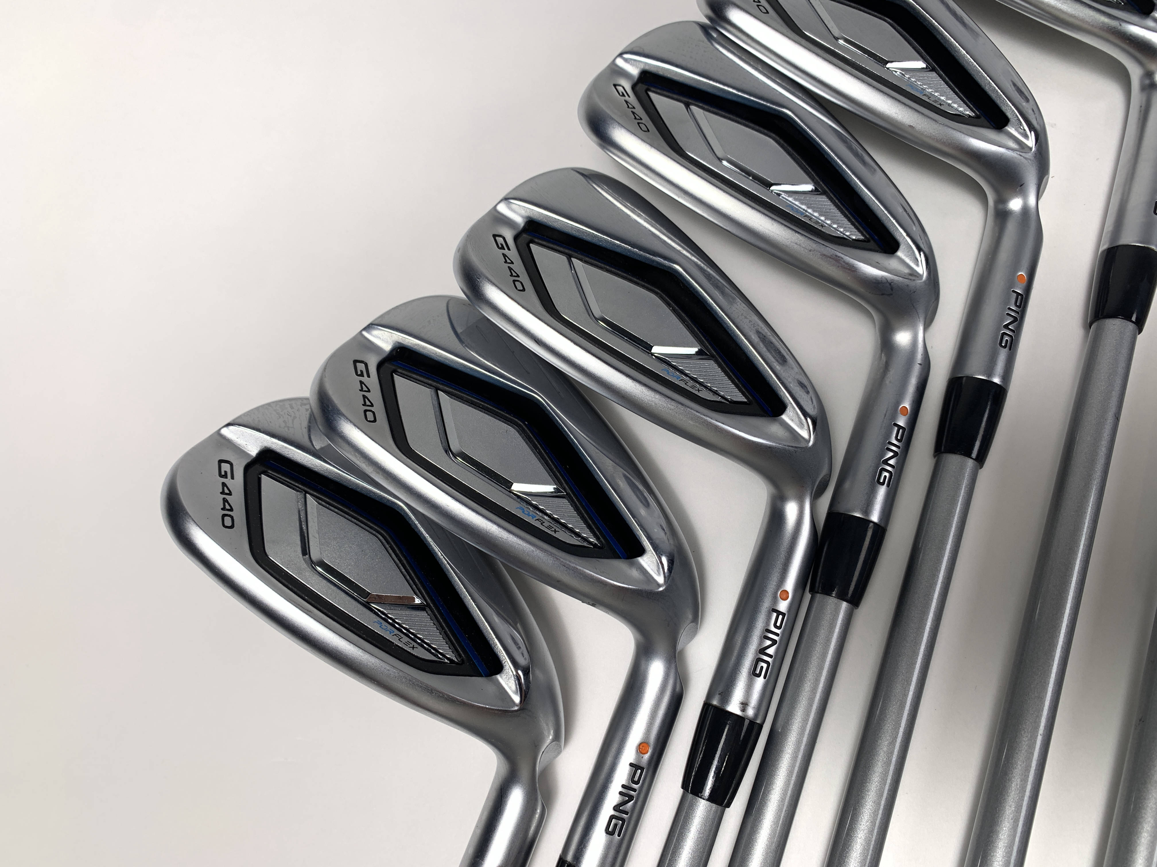 Ping G440 Iron Set 6-PW+AW+GW Orange Dot Alta Quick Lite