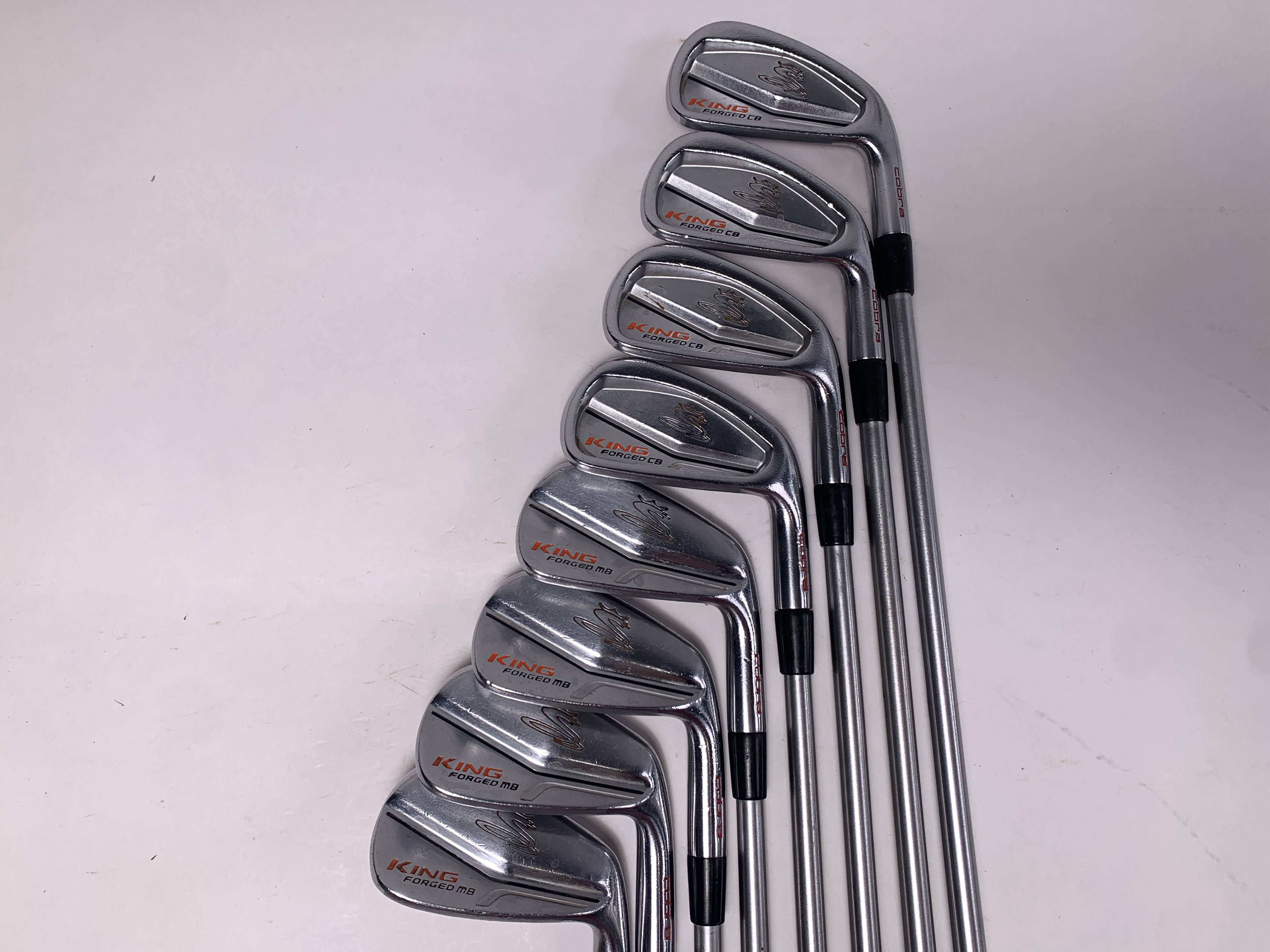 Cobra KING Forged Combo CB/MB Iron Set 3-PW KBS Tour C-Taper 120g