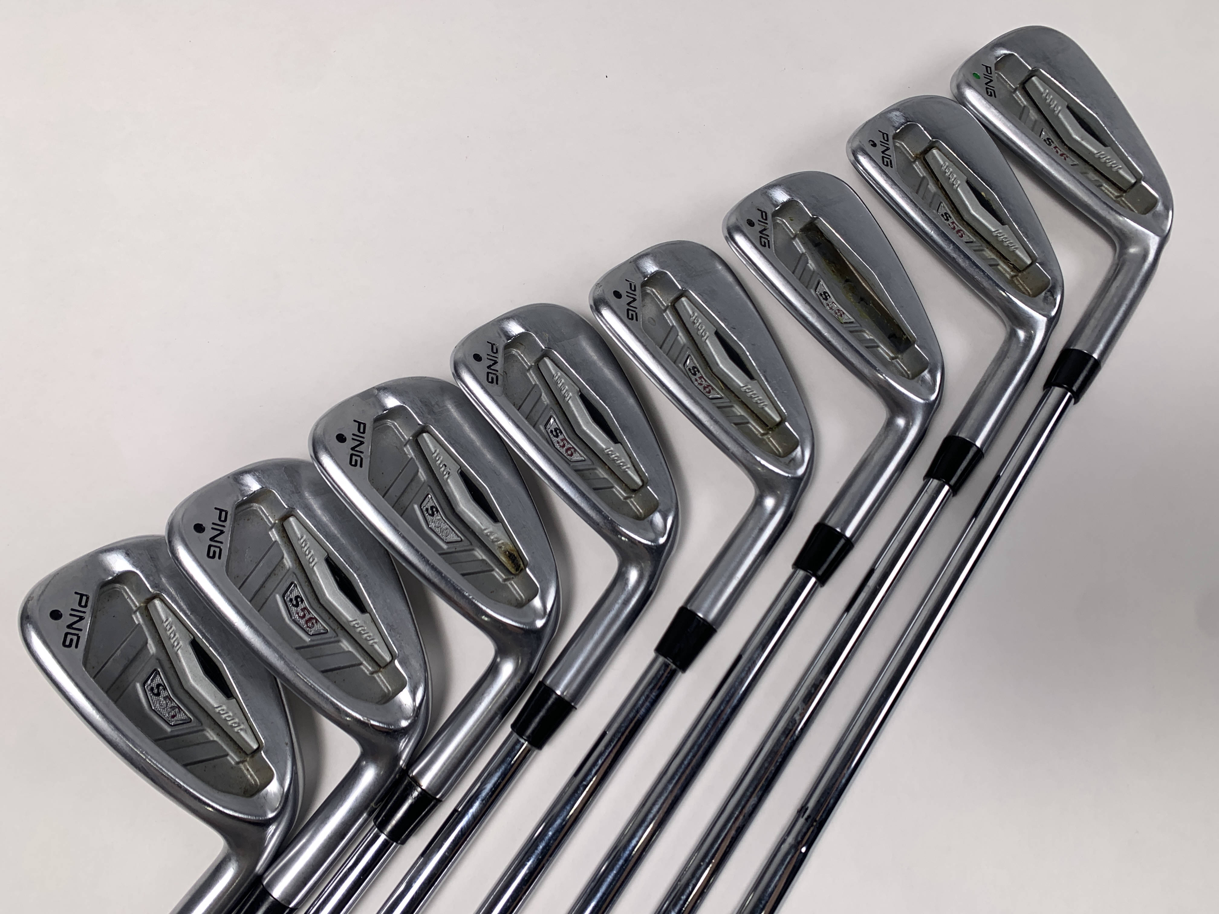 Ping S56 Iron Set 3-PW Black Dot True Temper Dynamic Gold S300