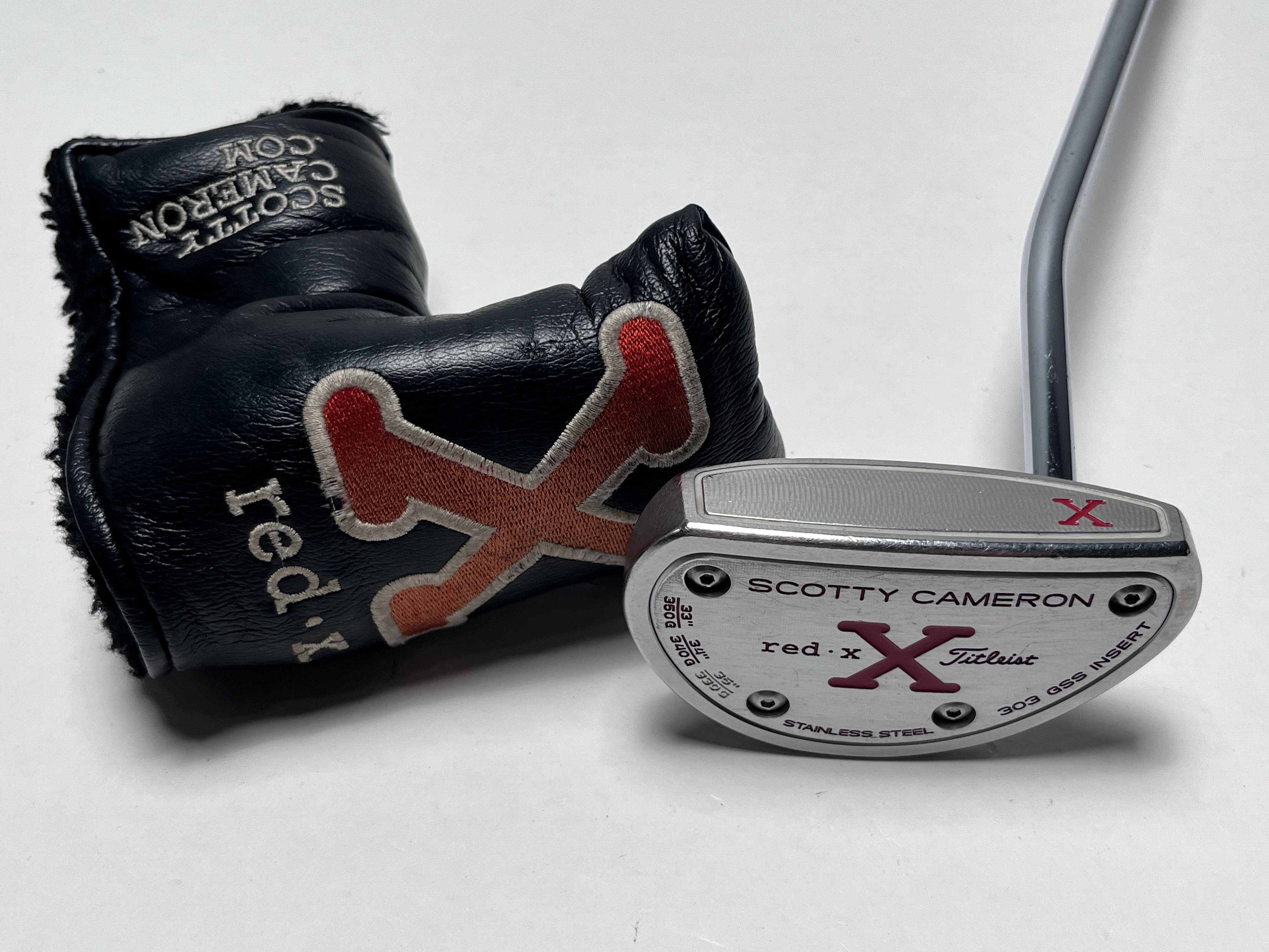 SCOTTY CAMERON RED X 33インチ パタースチールメンズ右利き Scotty Cameron Red X Putter 35