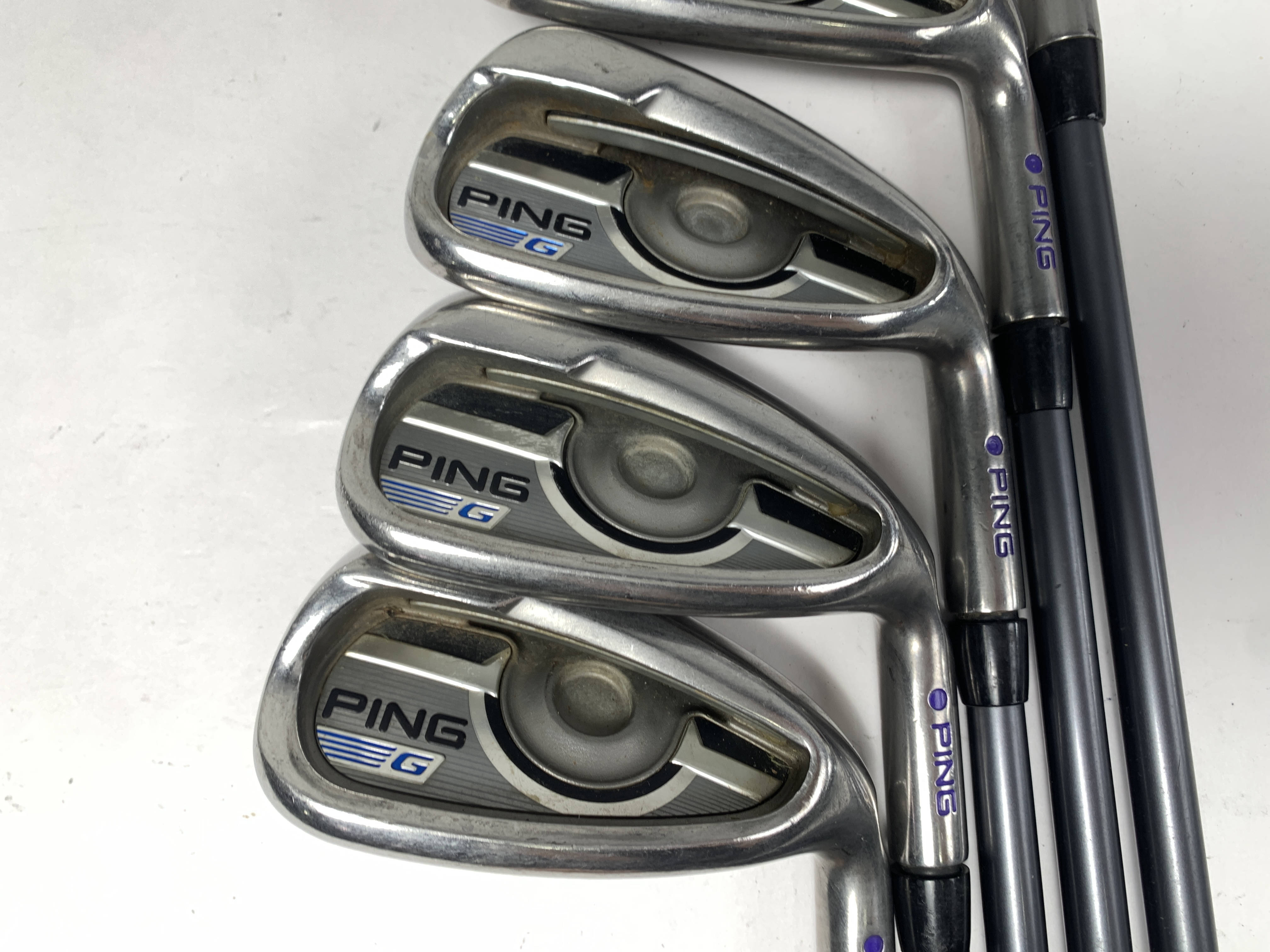 Ping G 2016 Iron Set 6-PW Purple Dot CFS 70 Regular Graphite Mens