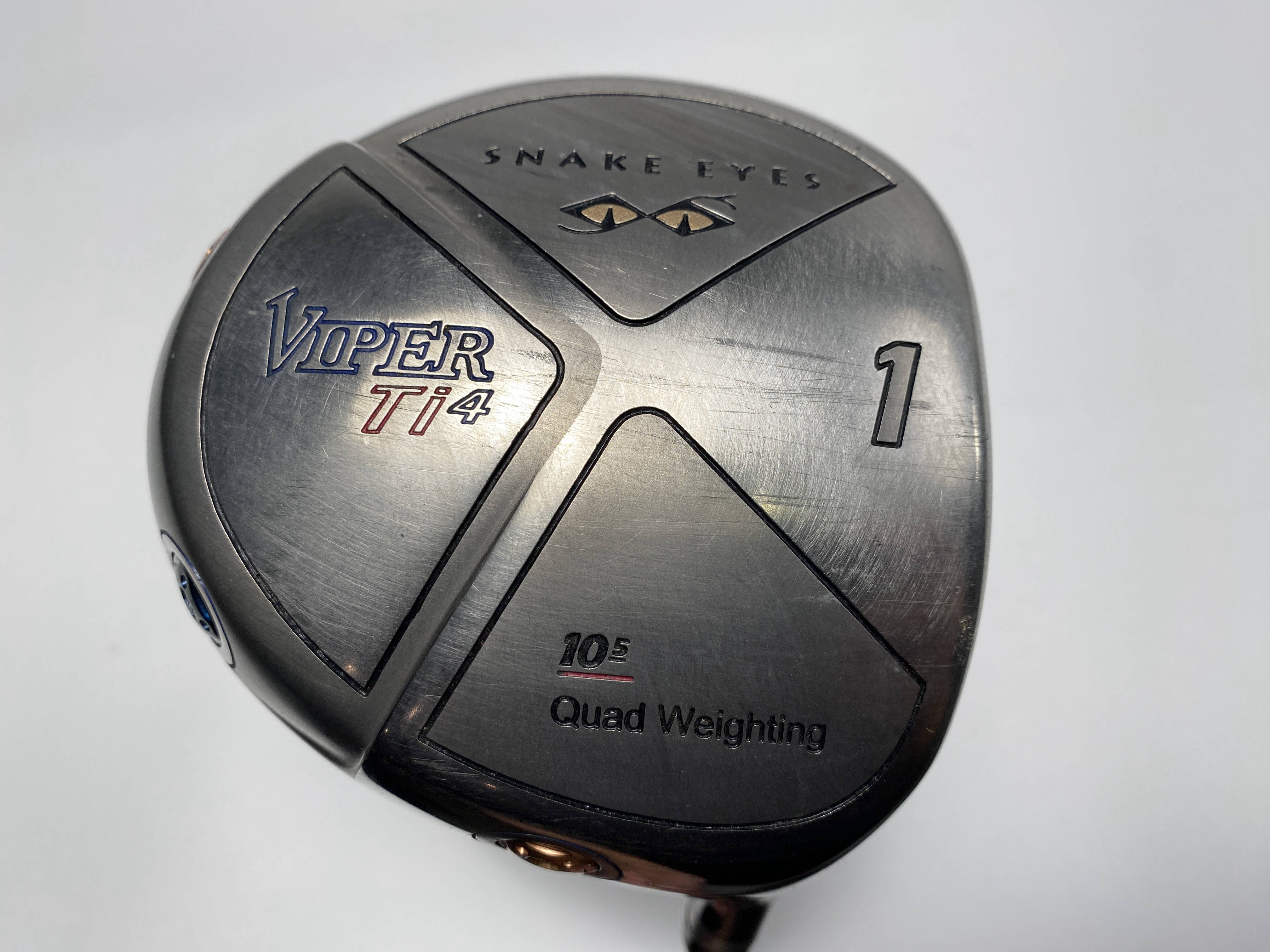 Snake Eyes Viper Ti4 Driver 10.5* Fujikura Tour Platform 26.3