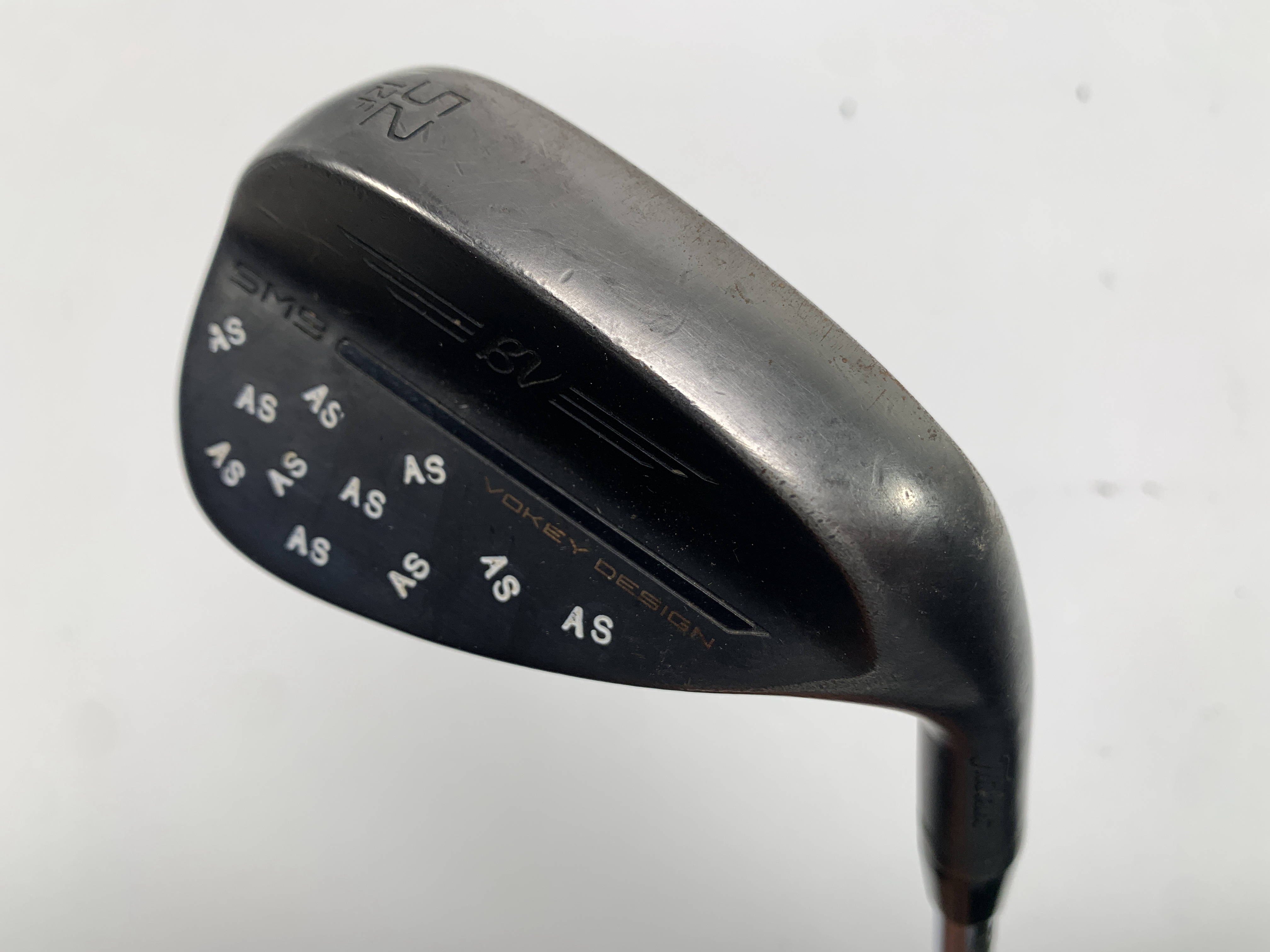 Titleist 52° 12 F GRIND ウェッジ Titleist Vokey Jet Black Sm8 52-12 52 degree Gap Wedge F