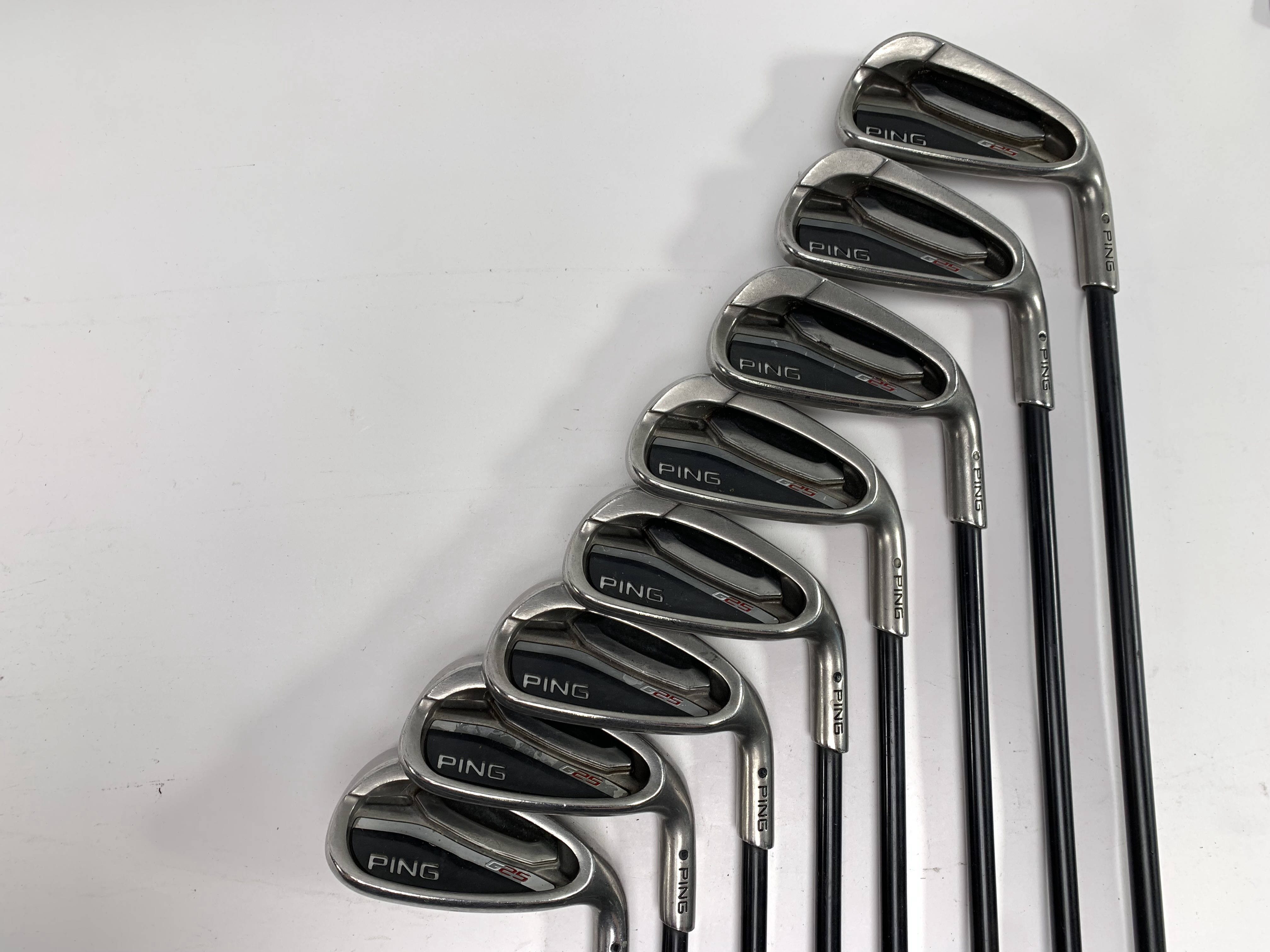 PING G25アイアン　9本セット　5〜LW PING G25アイアン 5〜PW Ping G25 Iron Set 5-PW and UW Regular Right-