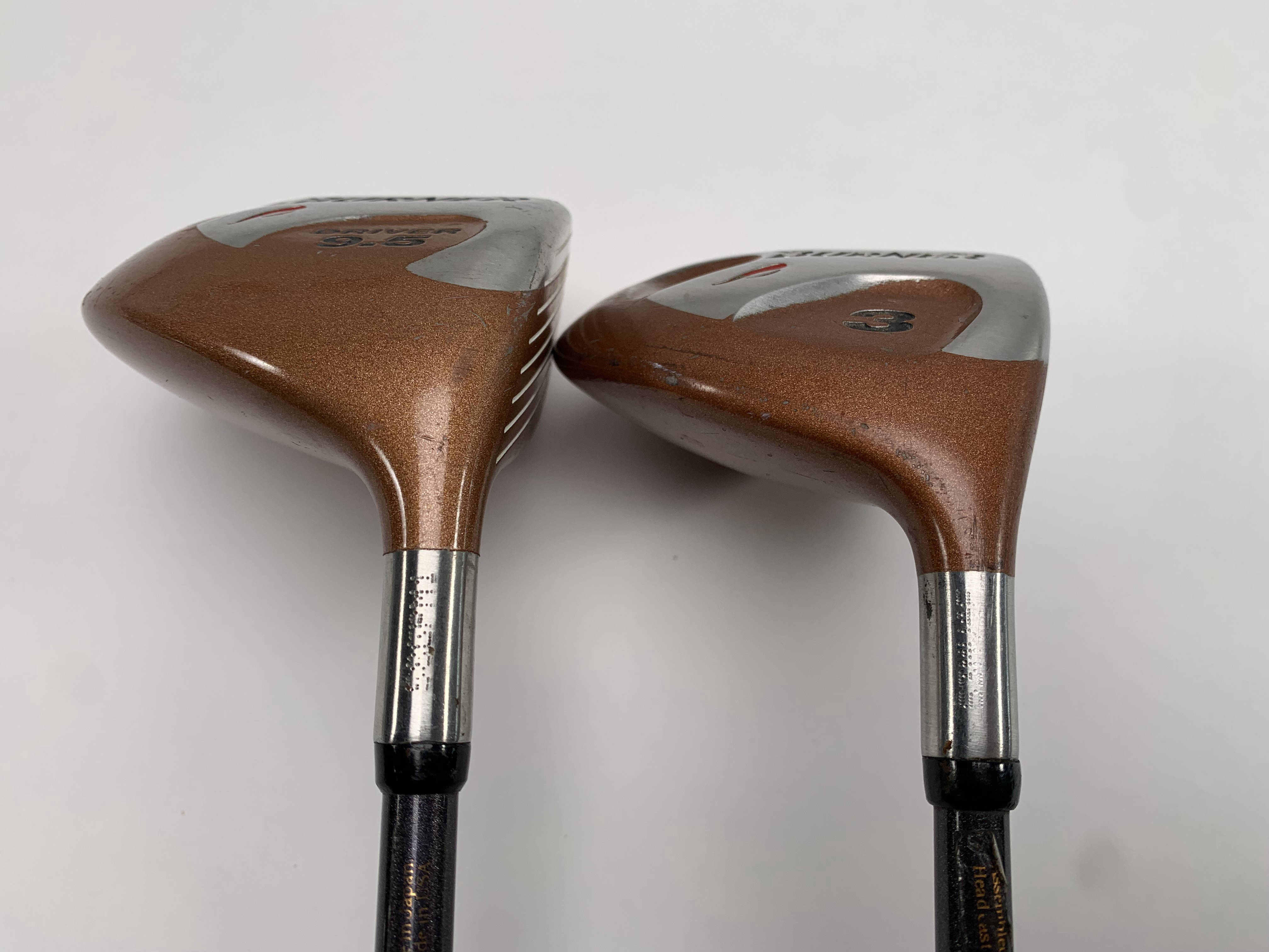 TaylorMade Burner 1994 Driver & 3 Fairway Wood Set 9.5* 15* Bubble