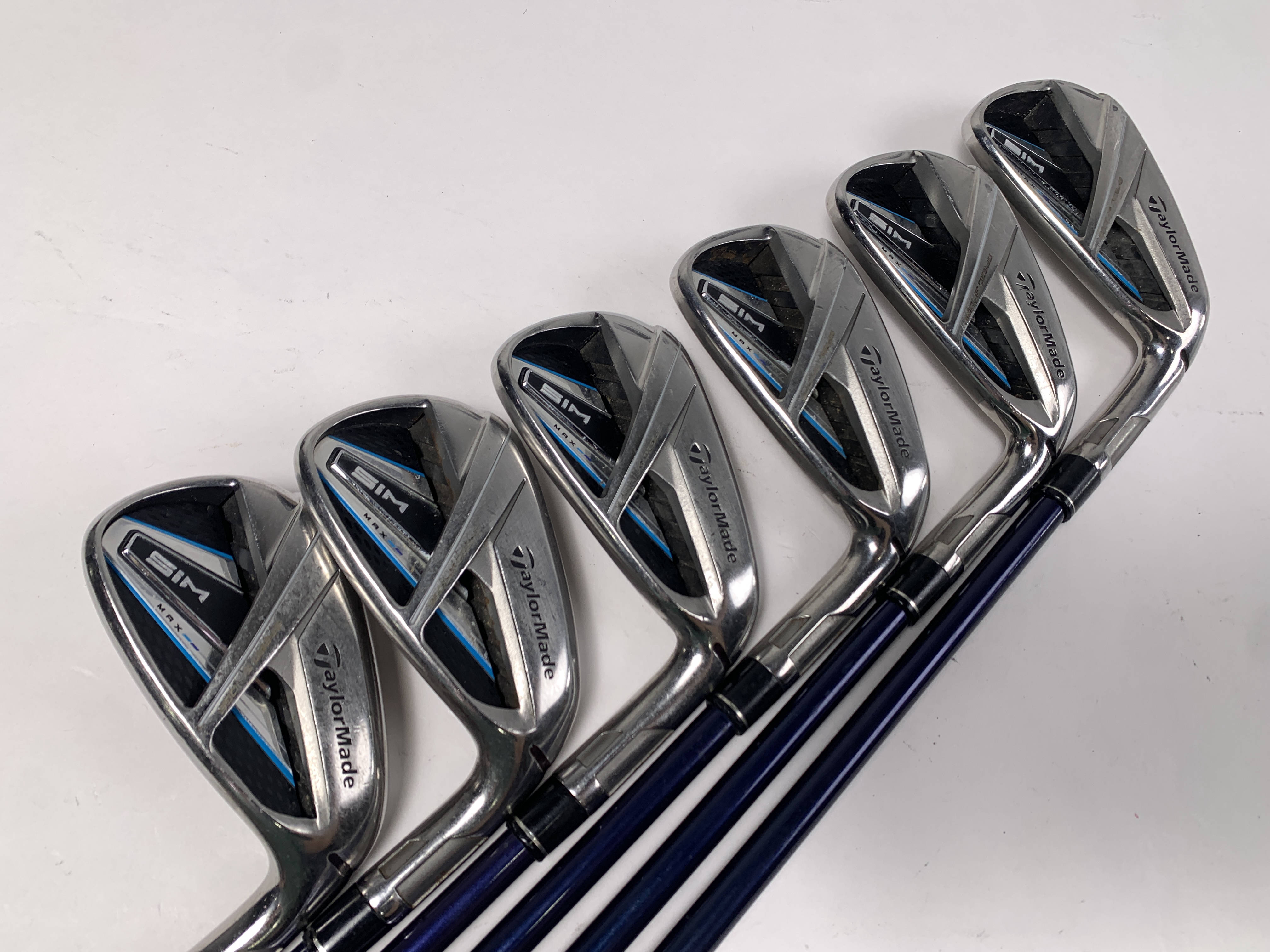 TaylorMade SIMなど　フルセット TaylorMade SIM MAX Iron Set 4-9 Fujikura Ventus Blue Regular