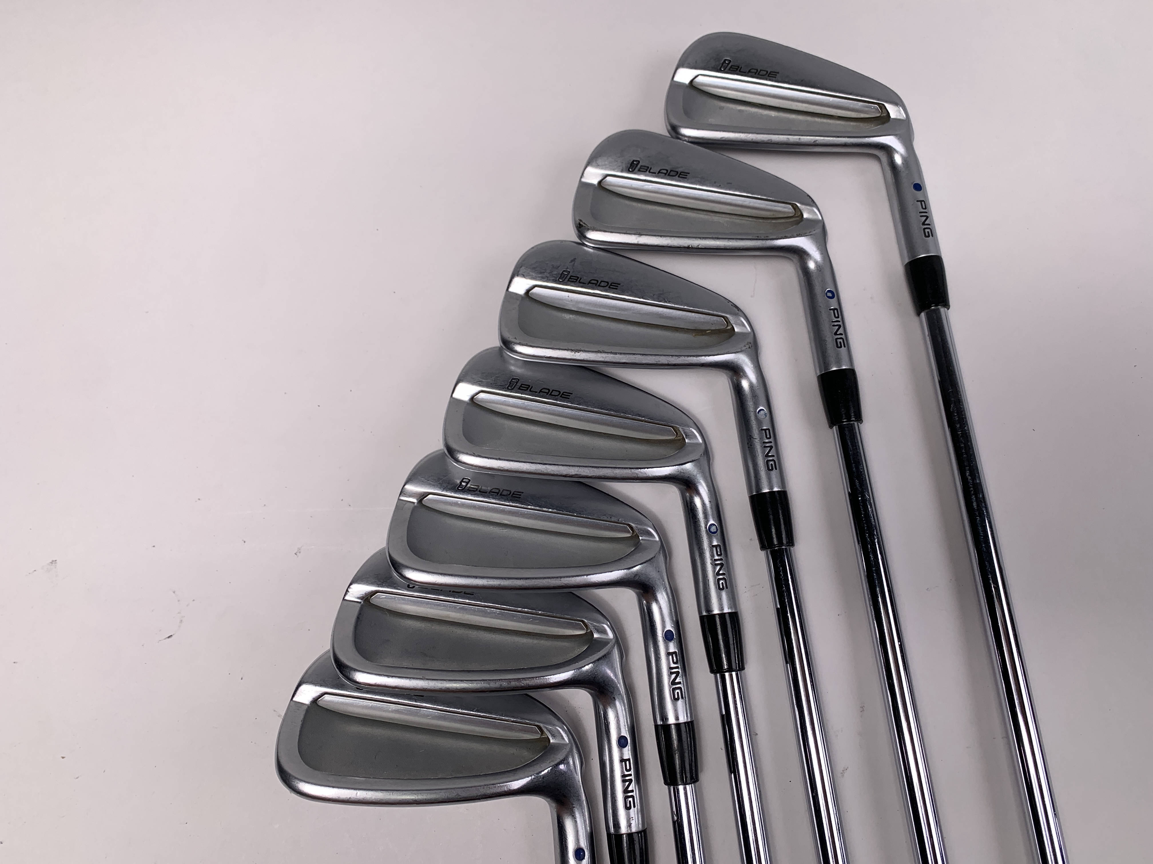 Ping iBlade Iron Set 4-PW Blue Dot 1* Up True Temper Dynamic Gold