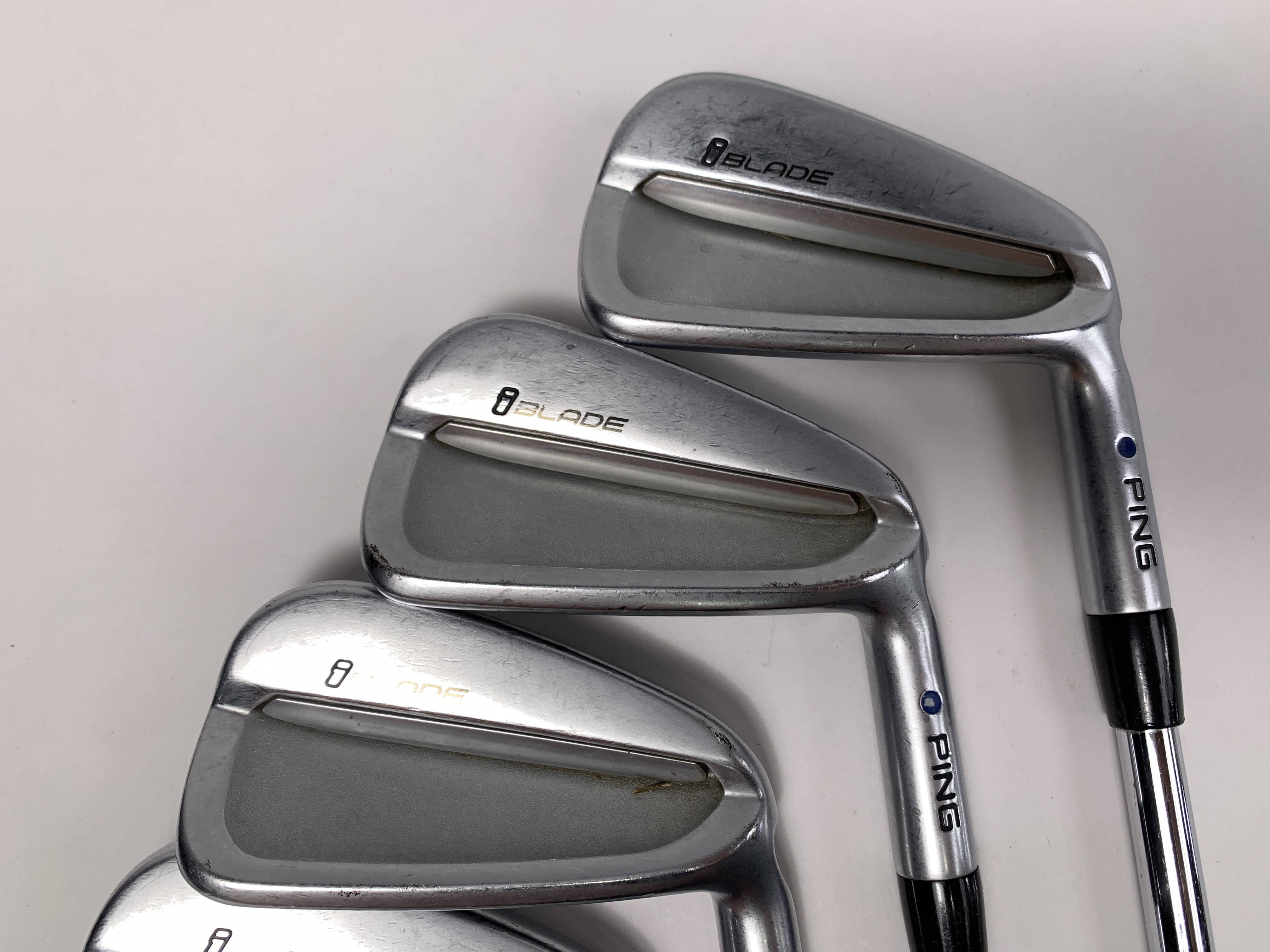 Ping iBlade Iron Set 4-PW Blue Dot 1* Up True Temper Dynamic Gold
