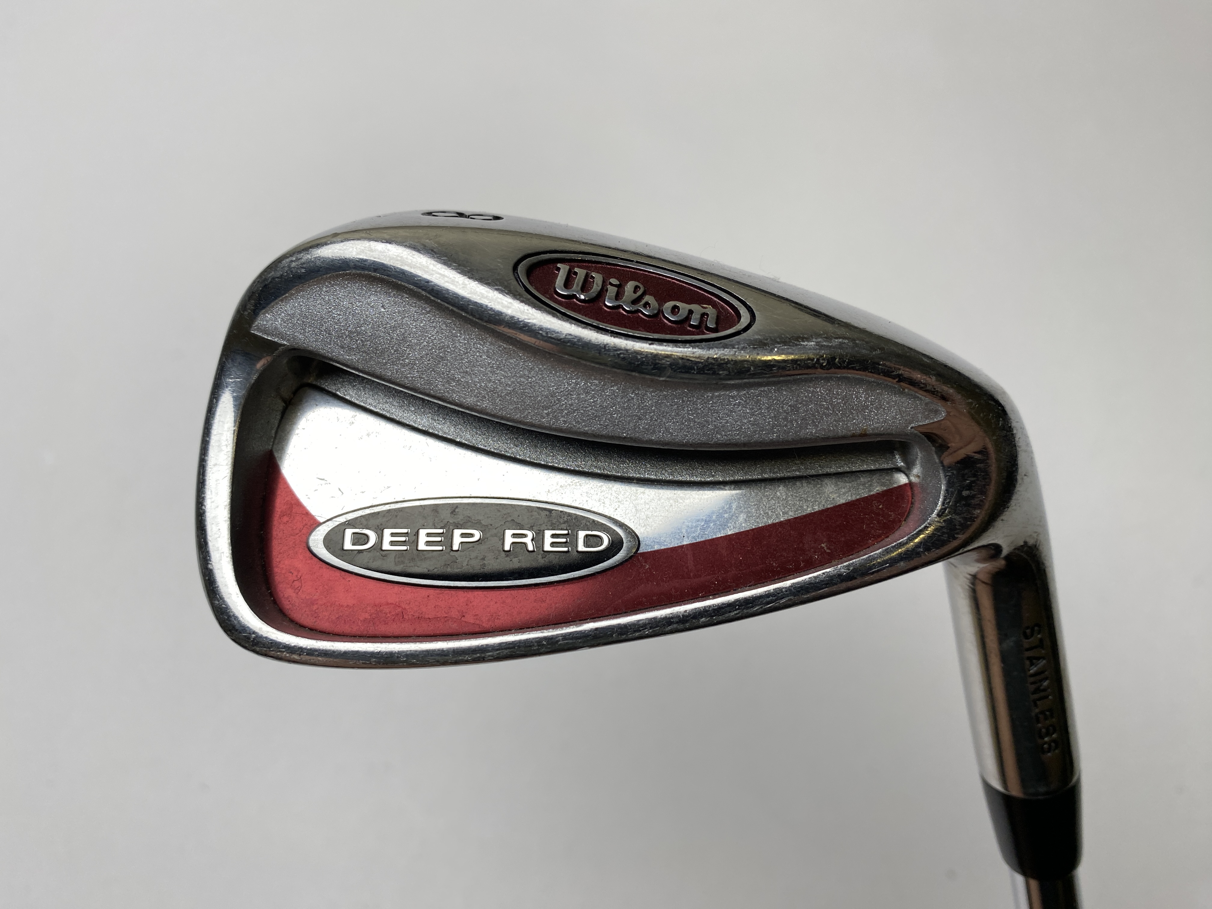 Wilson Deep Red Single 8 Iron Regular Steel Mens RH | eBay
