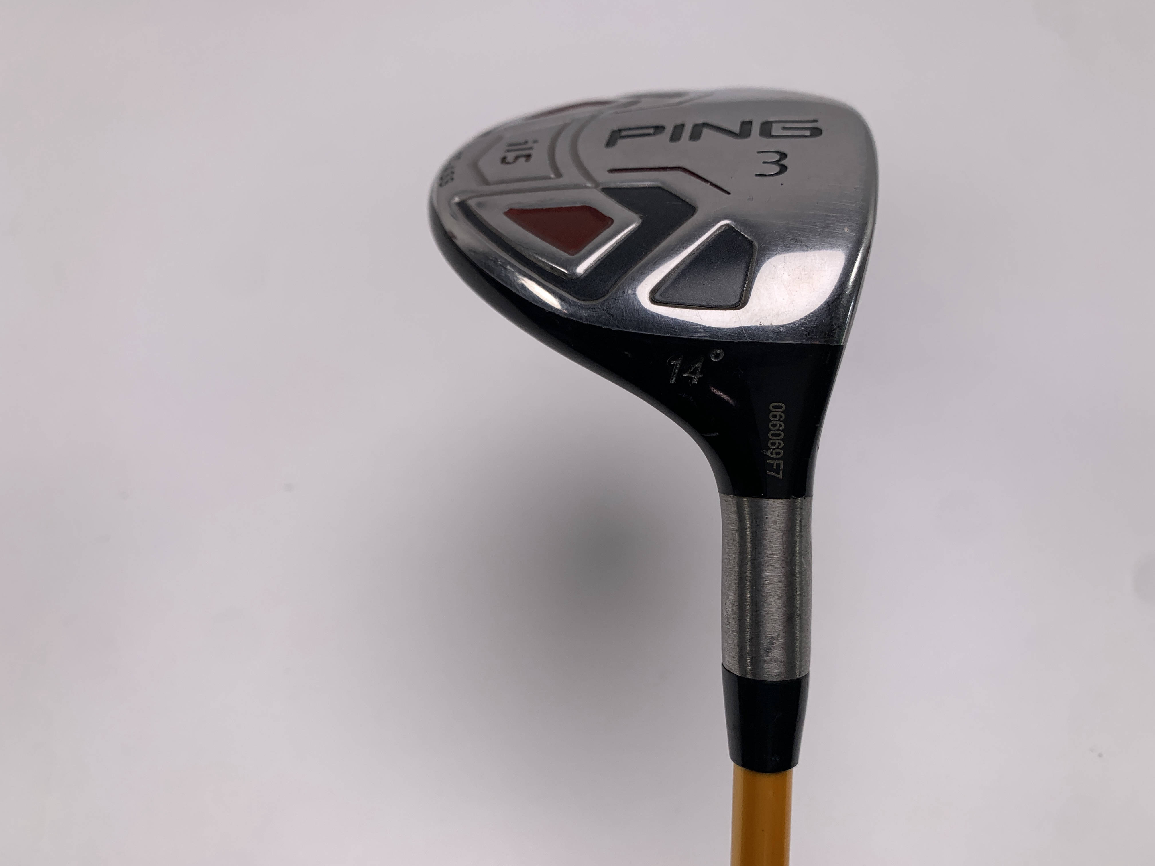 Bois De Parcours Ping I15 3-wood - 15.5° Loft, Shaft Mamiya Proforce Tour Stiff 79, Pour Droitier