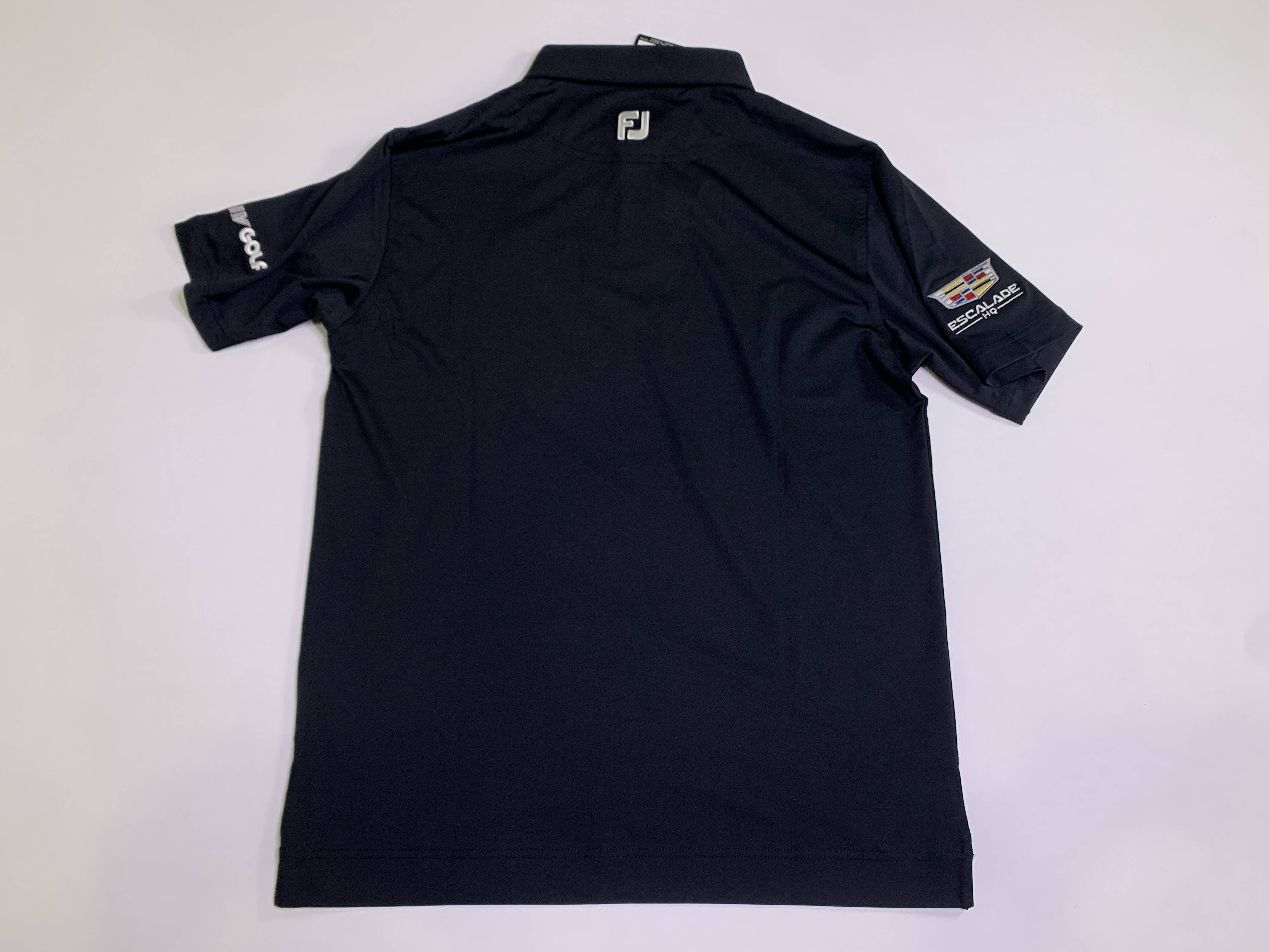 FootJoy - 4 Aces - LIV Golf Polo Tour Issue Patch Black Men's SZ M