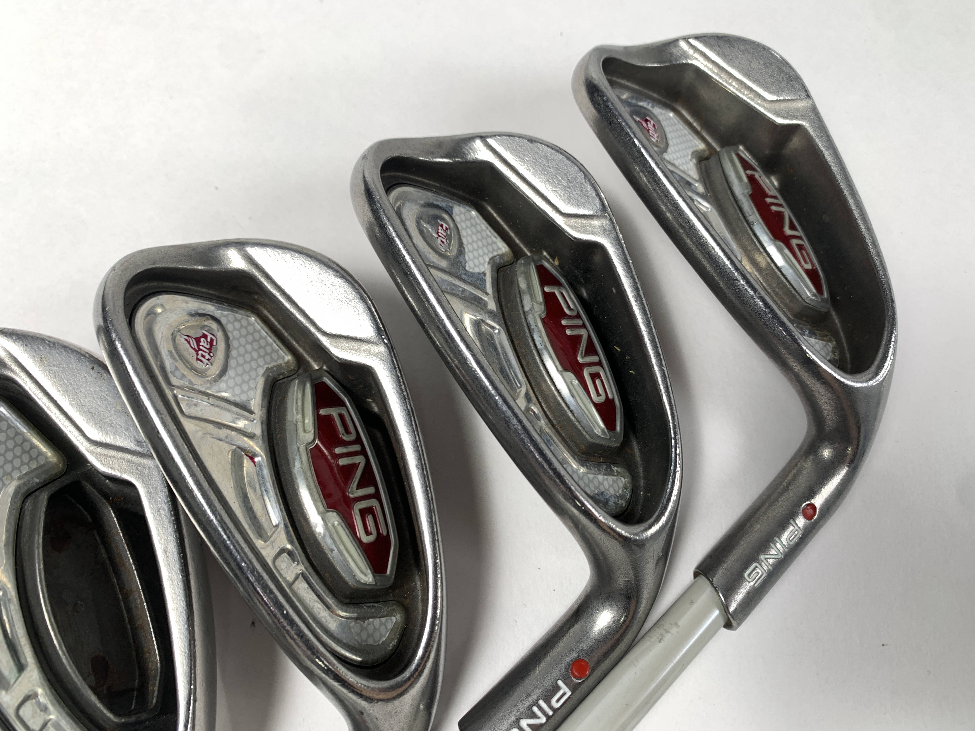 PING アイアンセット 6, 7, 8, 9,w Ping Faith Iron Set 8-PW+SW+60* Red Dot 1* Flat Ladies Graphite RH
