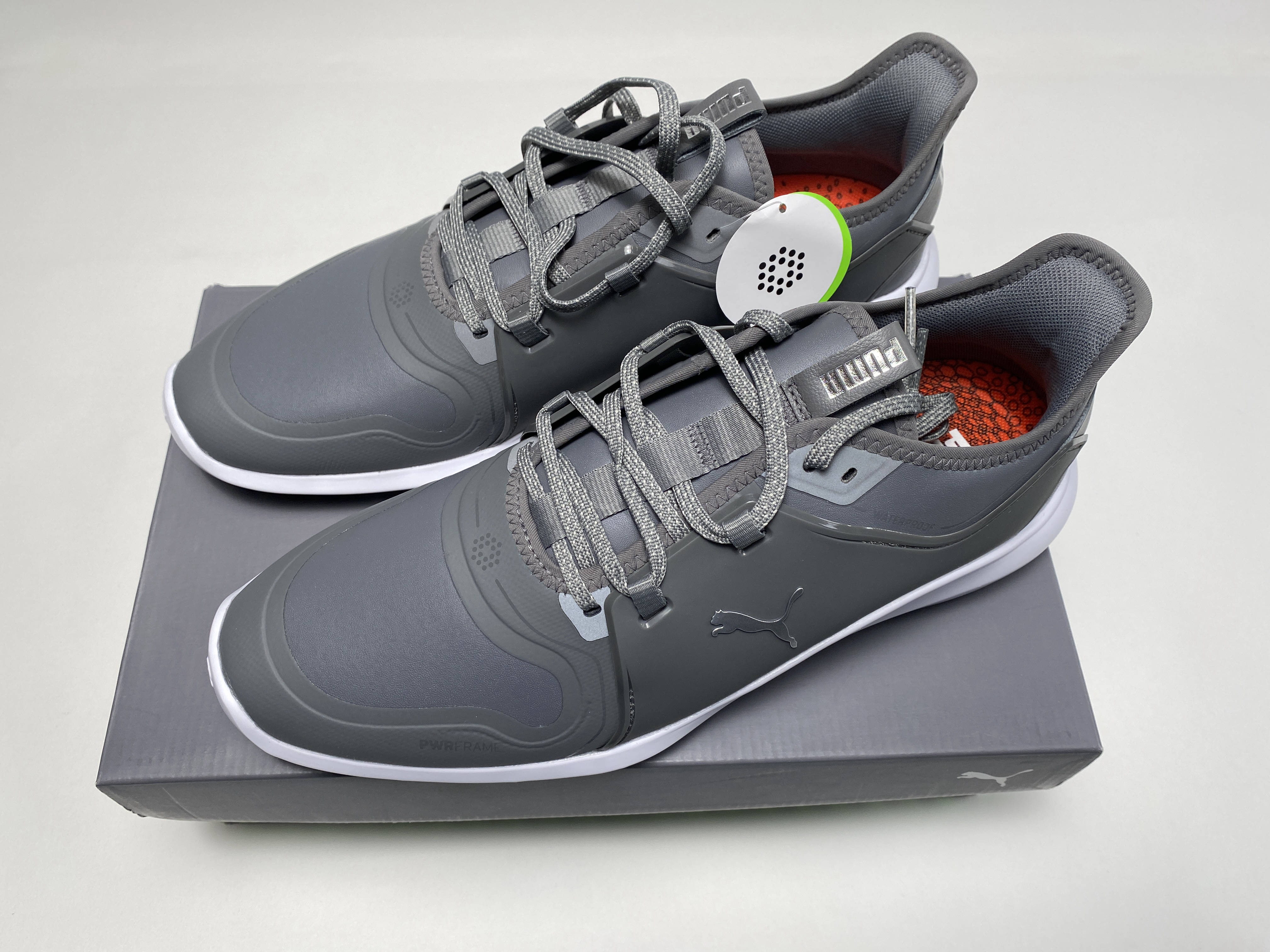 m Puma Ignite Fasten8 Pro Golf Shoes Gray Men's SZ 10.5