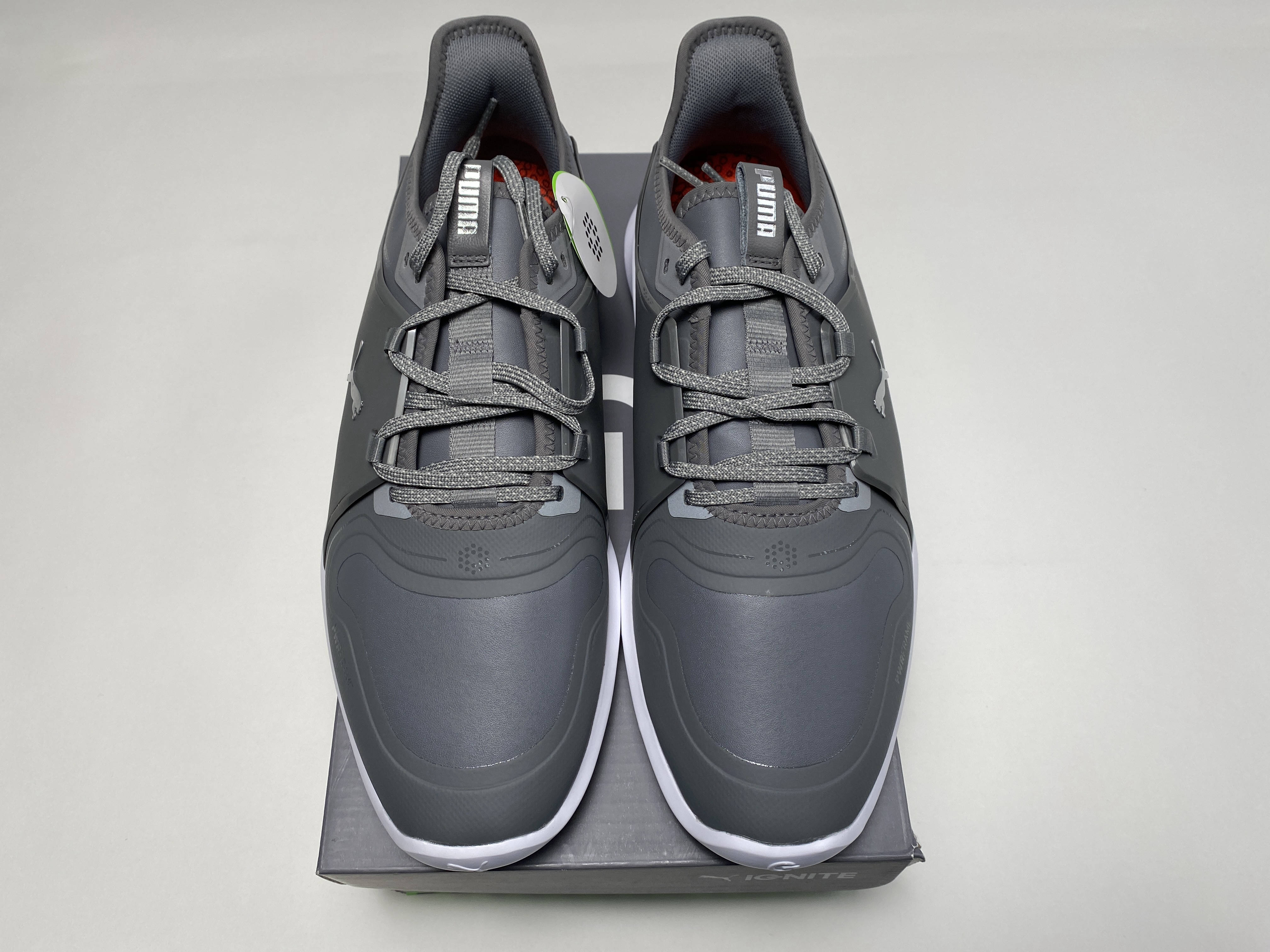 m Puma Ignite Fasten8 Pro Golf Shoes Gray Men's SZ 10.5