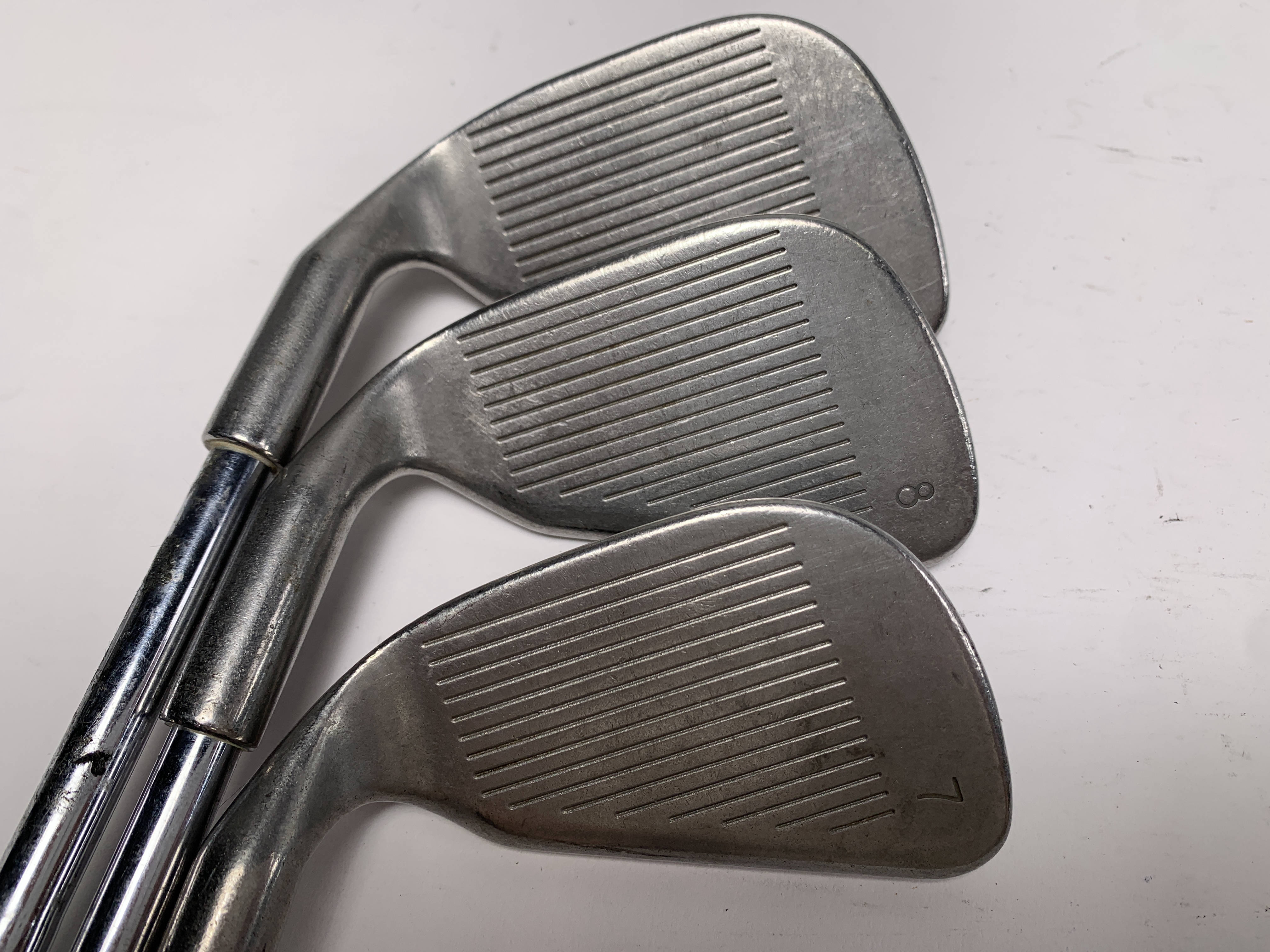 ゴードン　3点 Ping Eye 2 Iron Set 3-9 Orange Dot 2* Flat Karsten ZZ-Lite Stiff