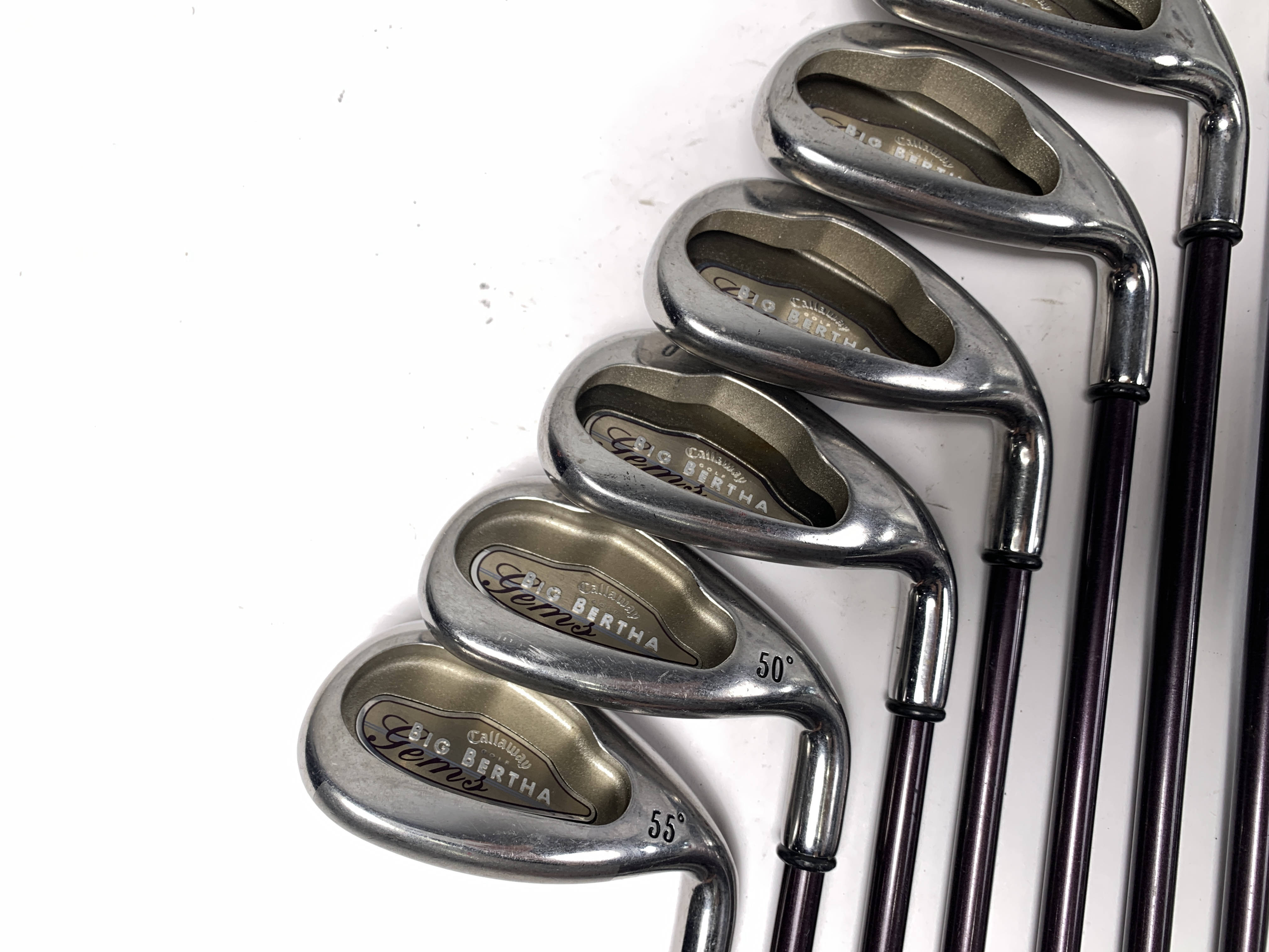 クラブ Callaway Big Bertha Iron Set(PW-6i)(4i) Callaway Big Bertha (2006) Iron Set 4-9, PW Right Handed Light