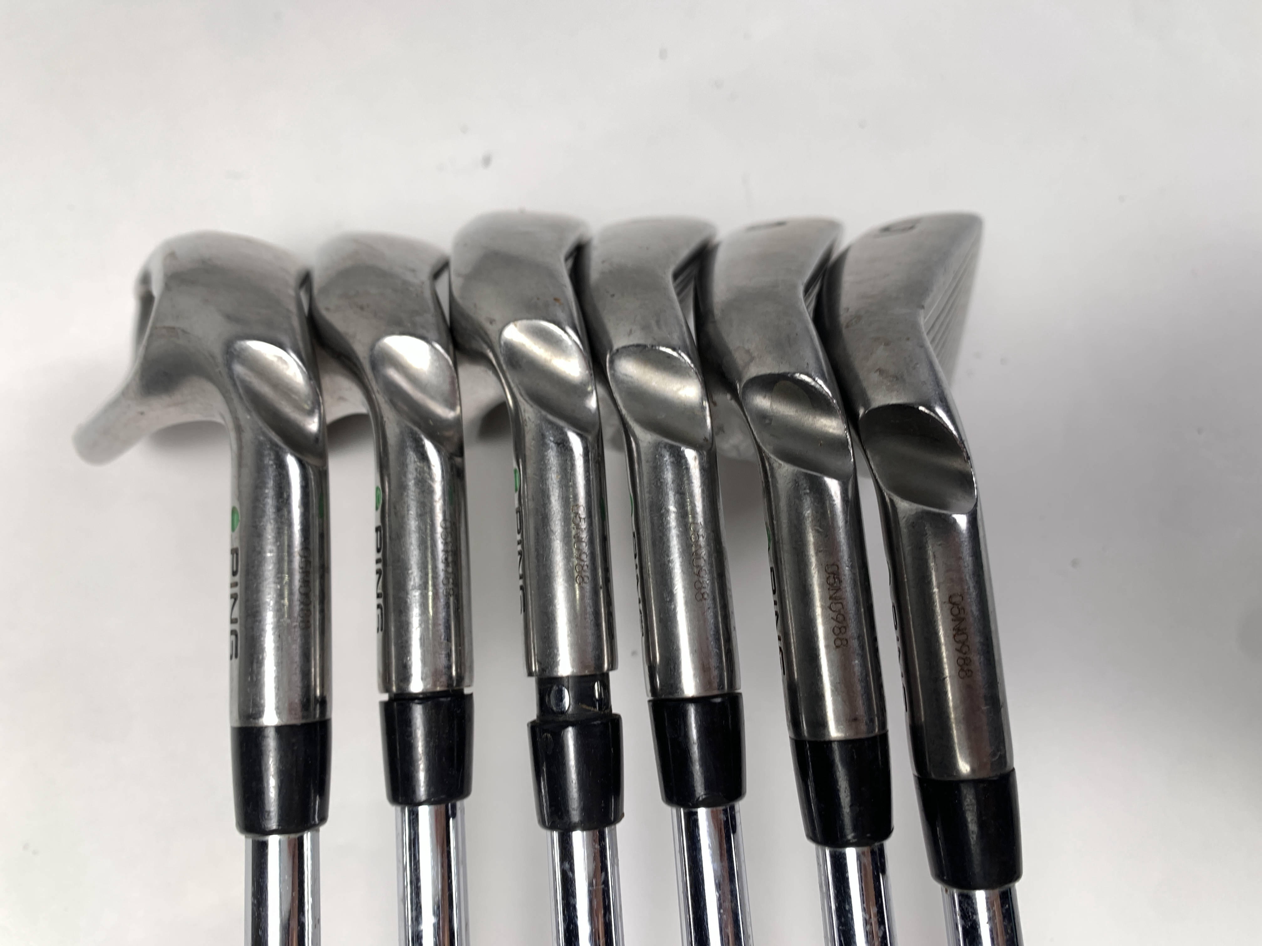 Ping G 2016 Iron Set 5-PW Green Dot AWT 2.0 Stiff Steel Mens RH