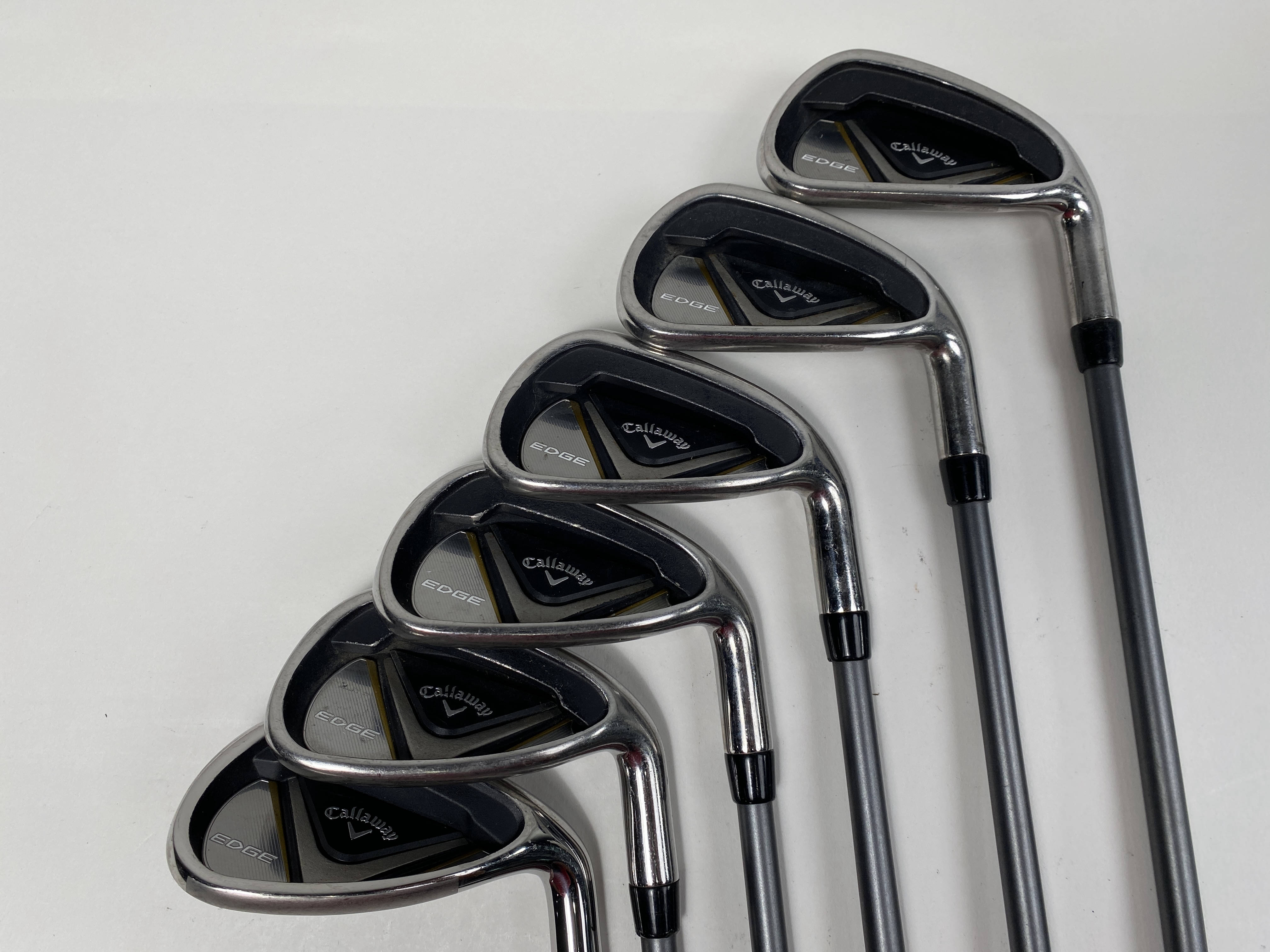 Callaway Edge 2018 Iron Set 6-PW+SW Edge 75g Regular Graphite Mens