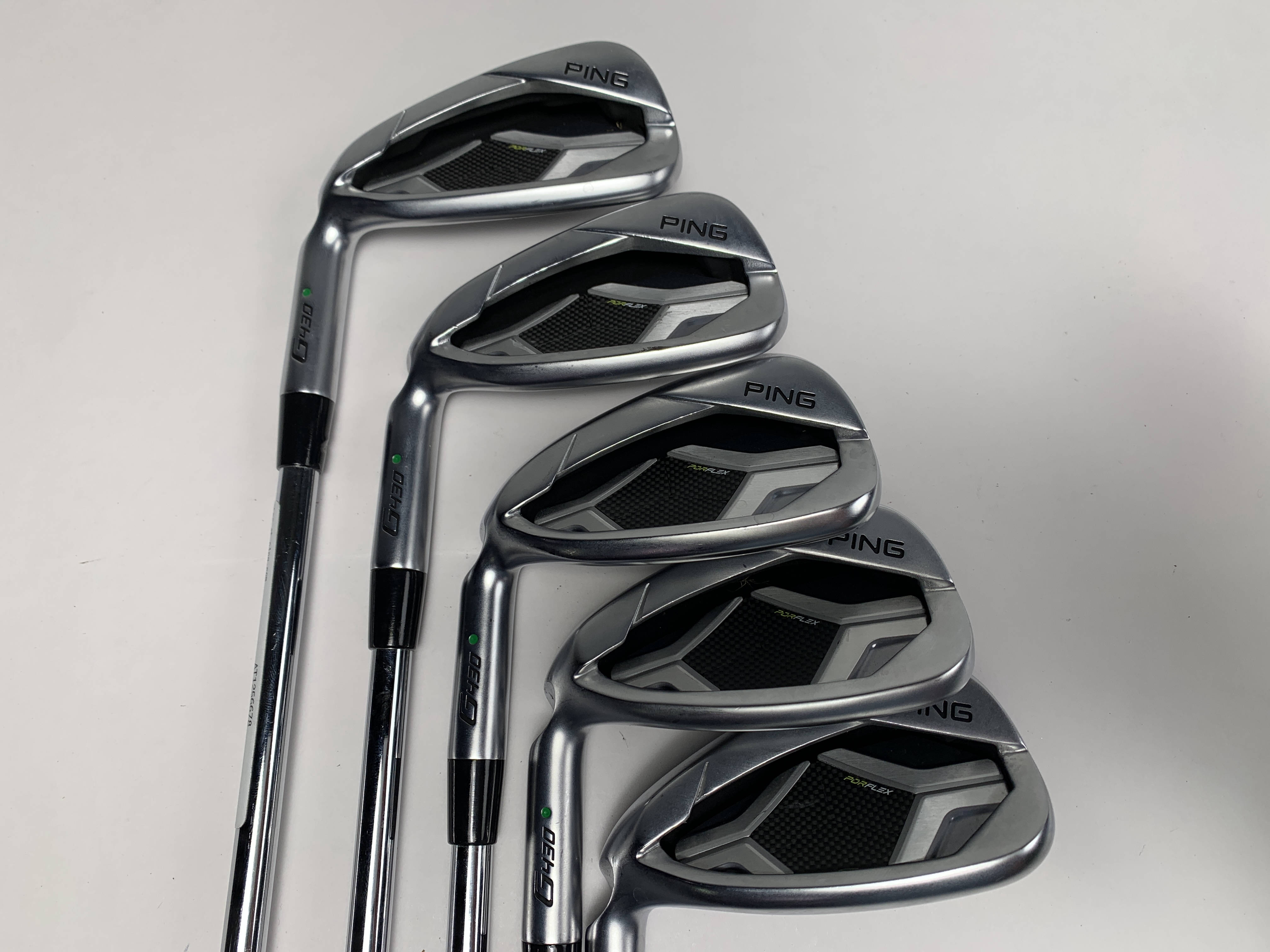 Ping G430 Iron Set 7-PW+GW Green Dot 2* Up Elevate MPH Stiff LH