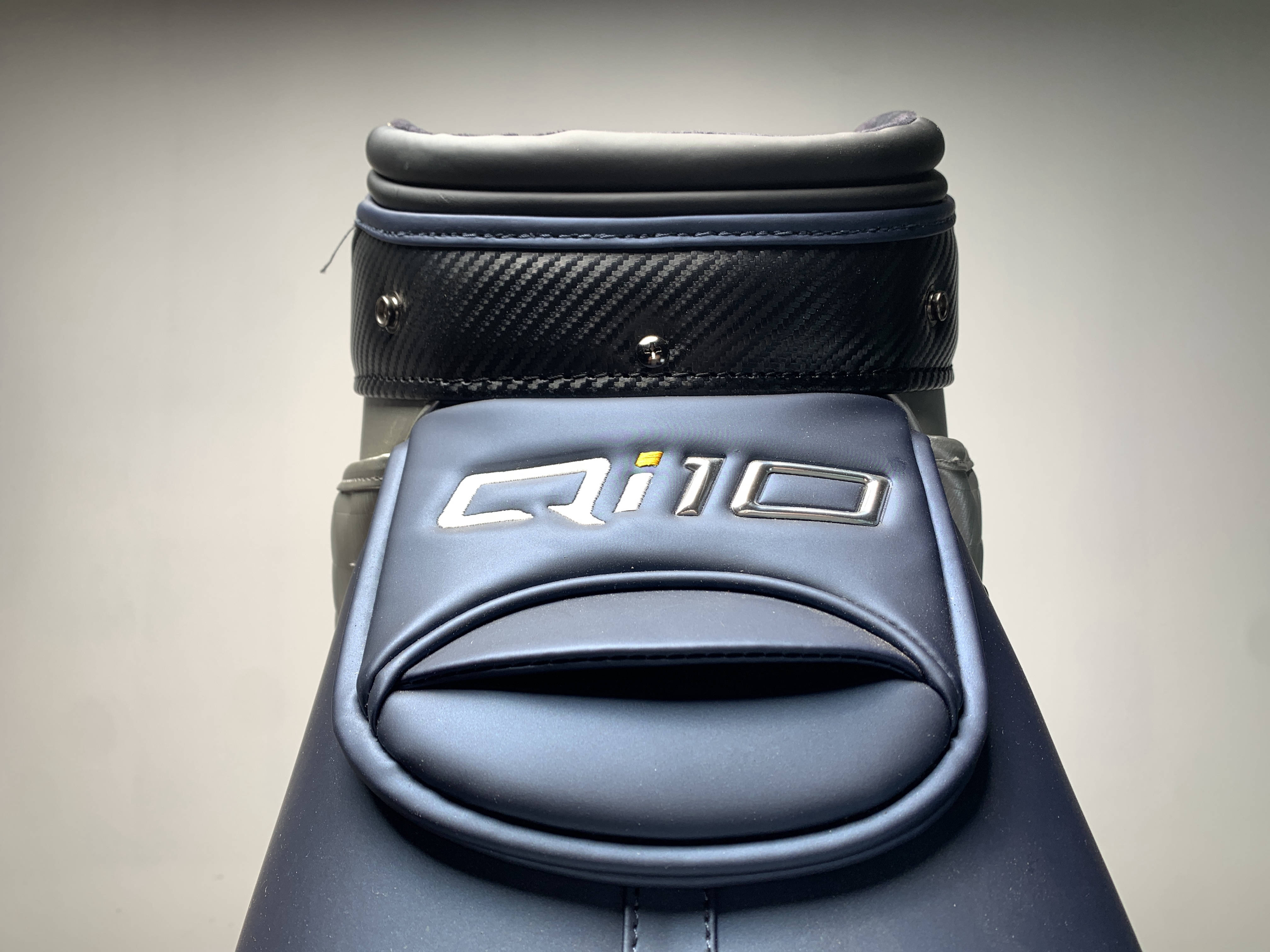 Taylormade Qi10 Players Staff Bag Navy Silver 6-Way Divide Single