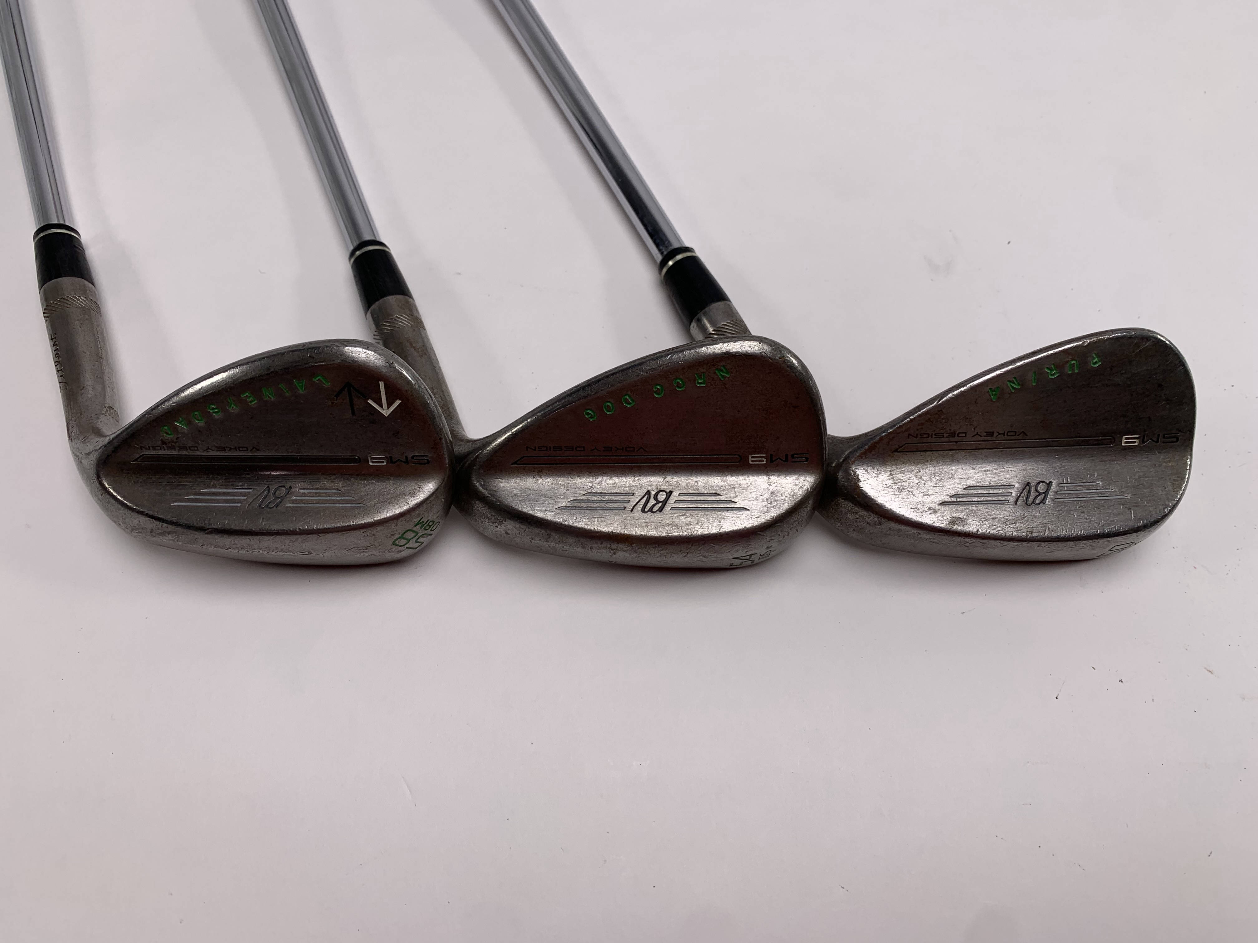 Titleist Vokey SM9 Raw Wedge Set 50* 12 54* 10 58* 8 Project