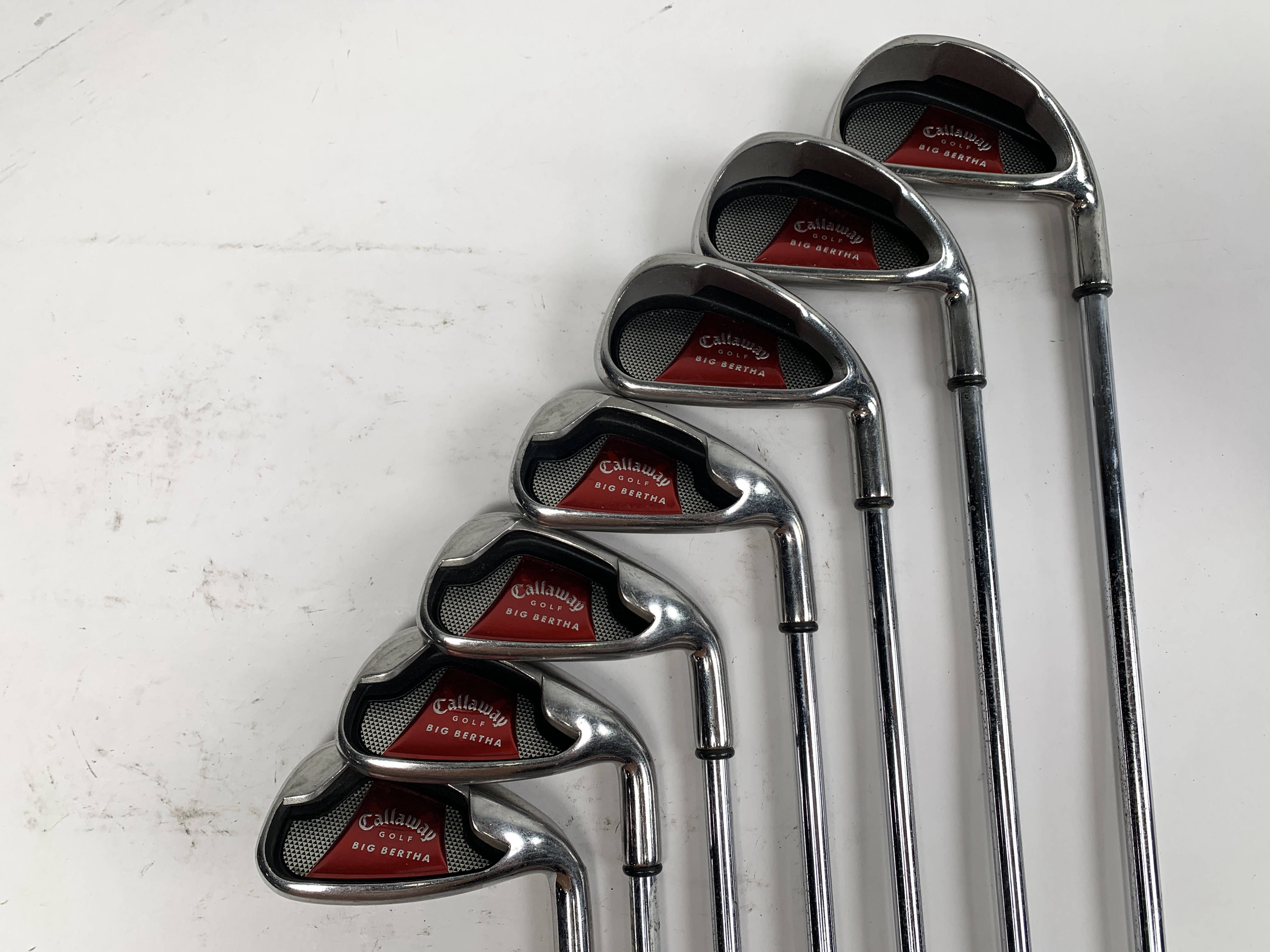 Callaway Big Bertha 2008 Iron Set 3-9 Uniflex Steel Mens RH | eBay