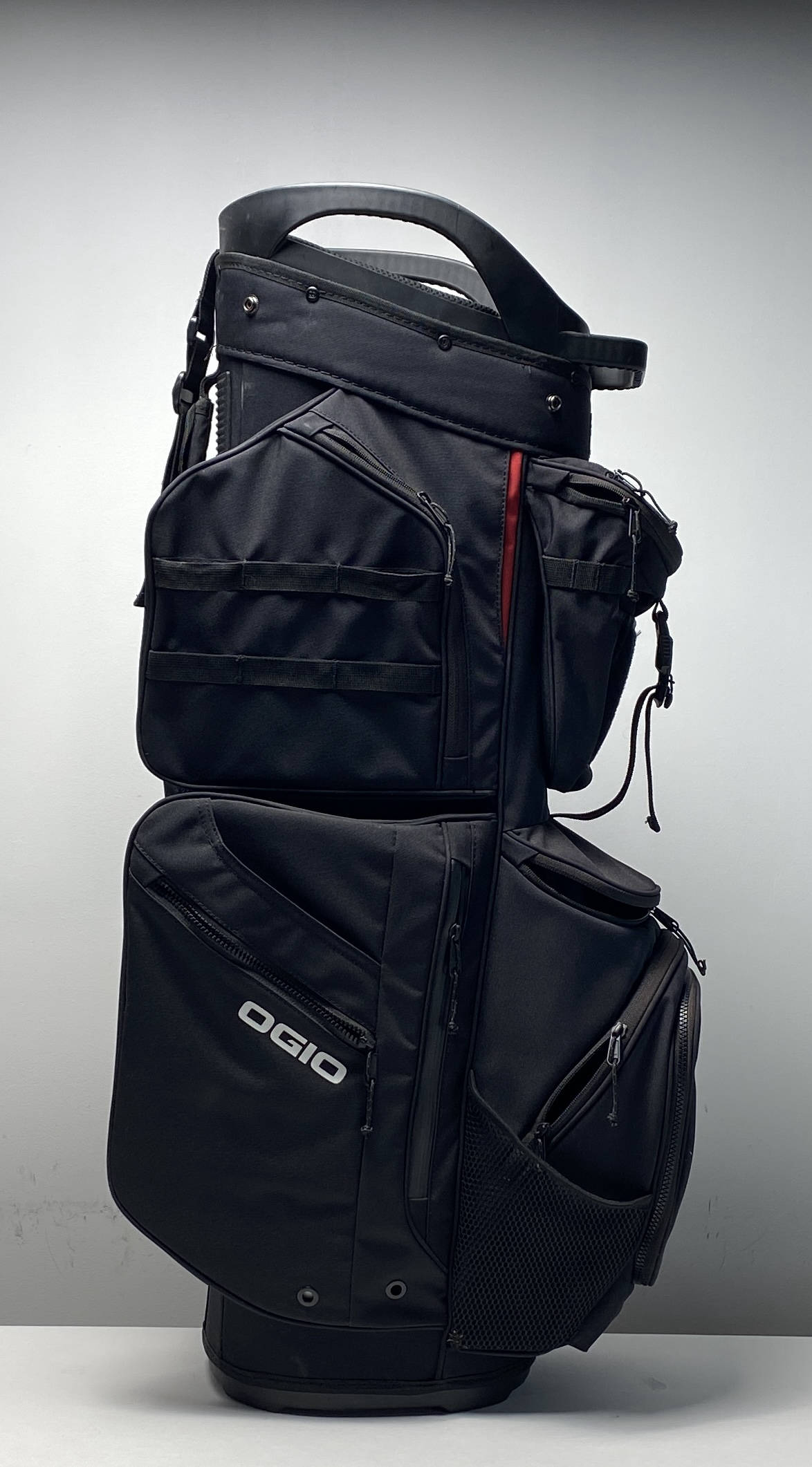 【美品】OGIO CONVOY SE CART BAG 14JV OGIO Convoy SE Cart Bag Black 14-Way Divide Single Strap Golf Bag