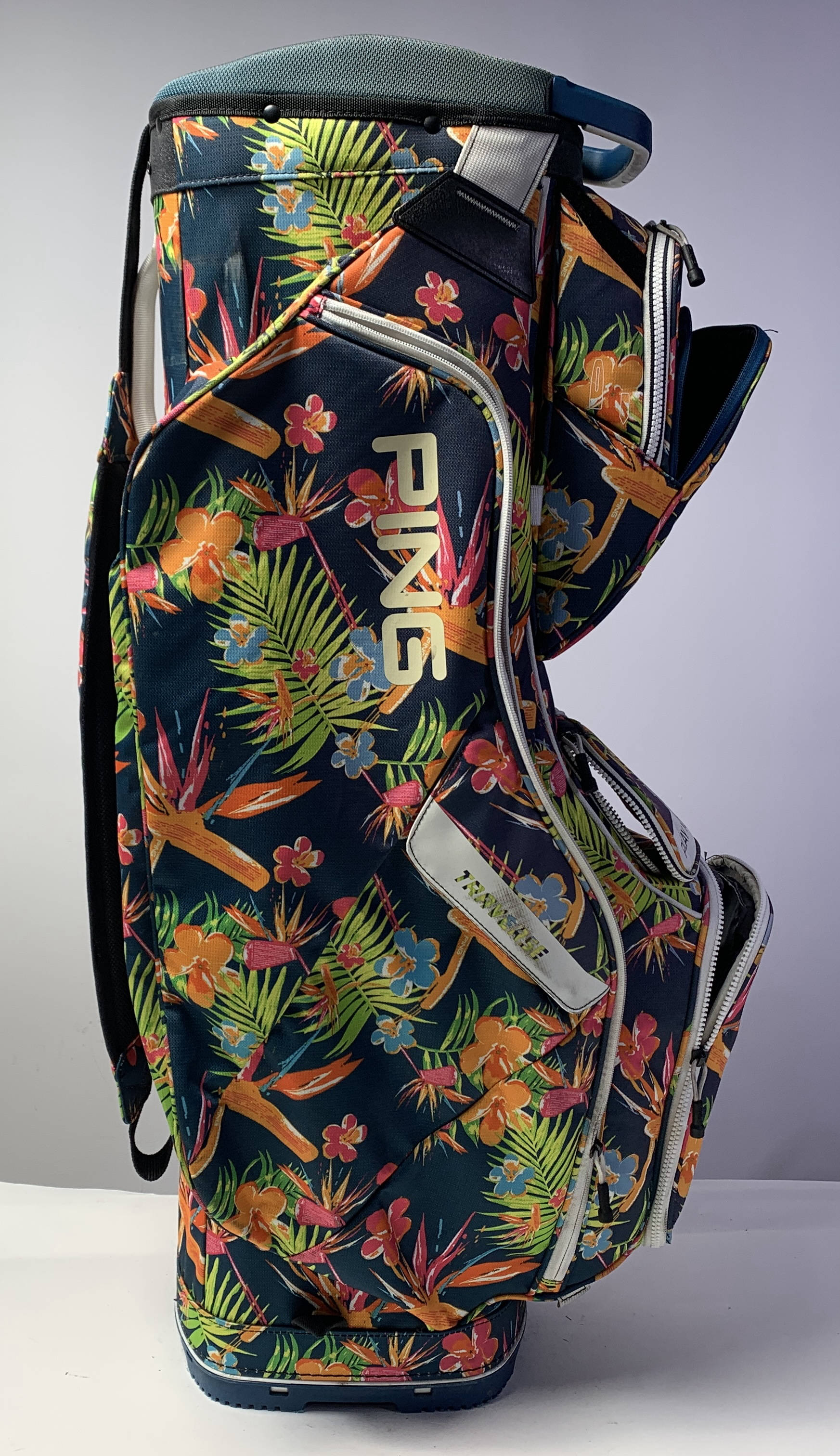 Ping Traverse Floral Cart Bag 14-Way Divide Single Strap Golf Bag