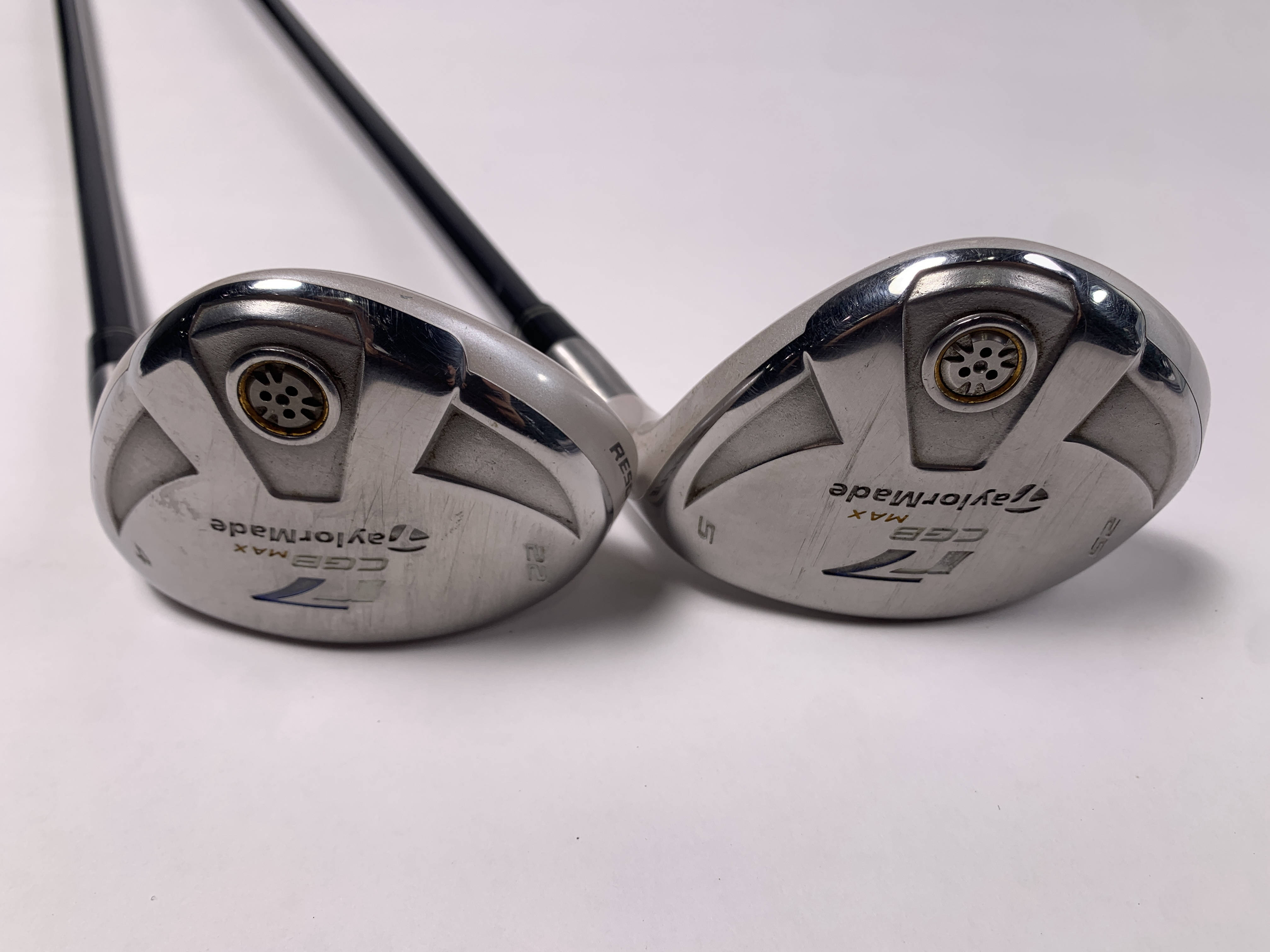 TaylorMade r7 CGB MAX アイアンセット 5本 REAX TaylorMade R7 CGB Max 4 & 5 Hybrid Set 22* 25* REAX SuperFast 45g