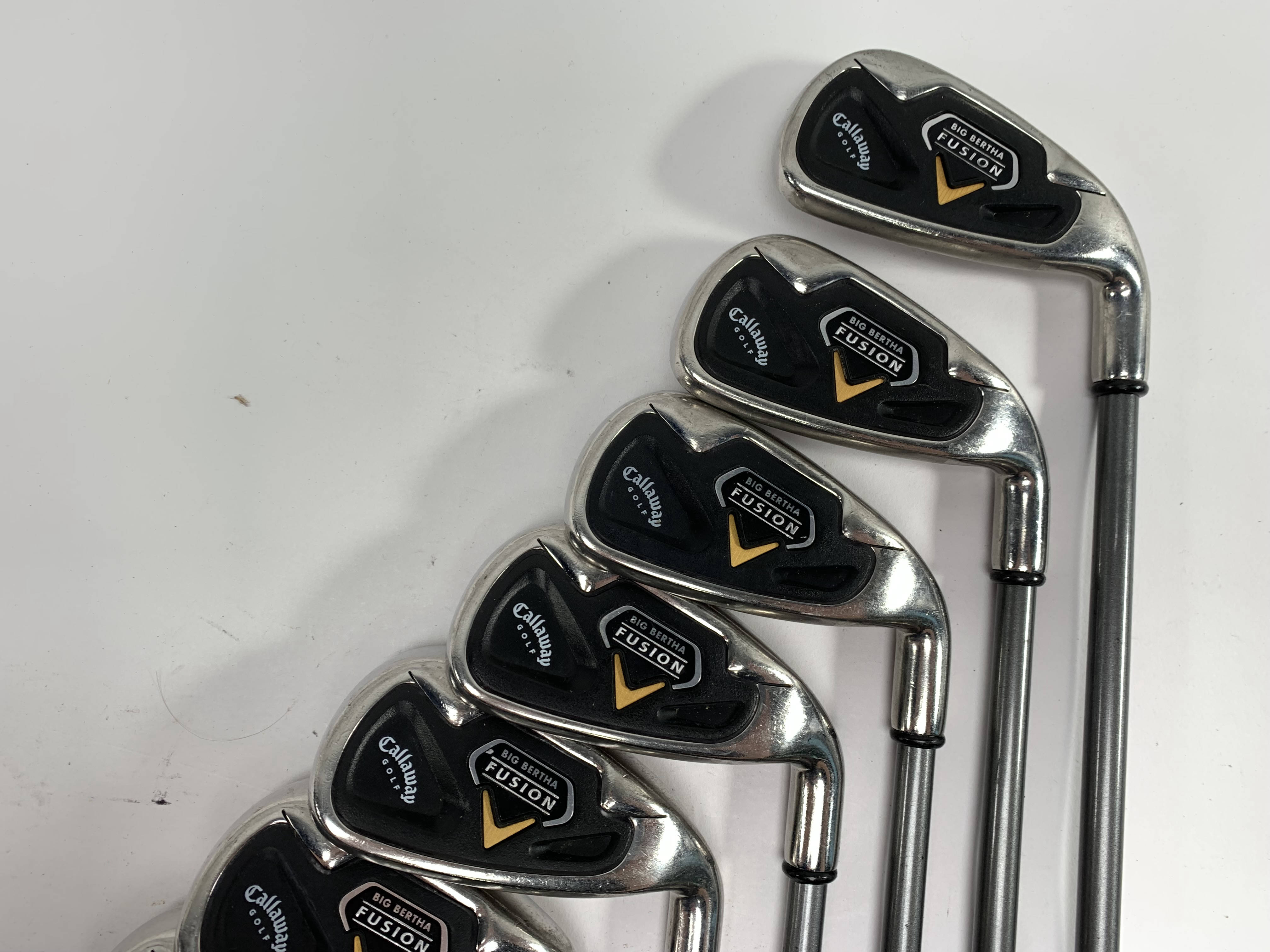 Callaway Big Bertha Fusion Iron Set 4-PW+SW RCH 45 Ladies Graphite