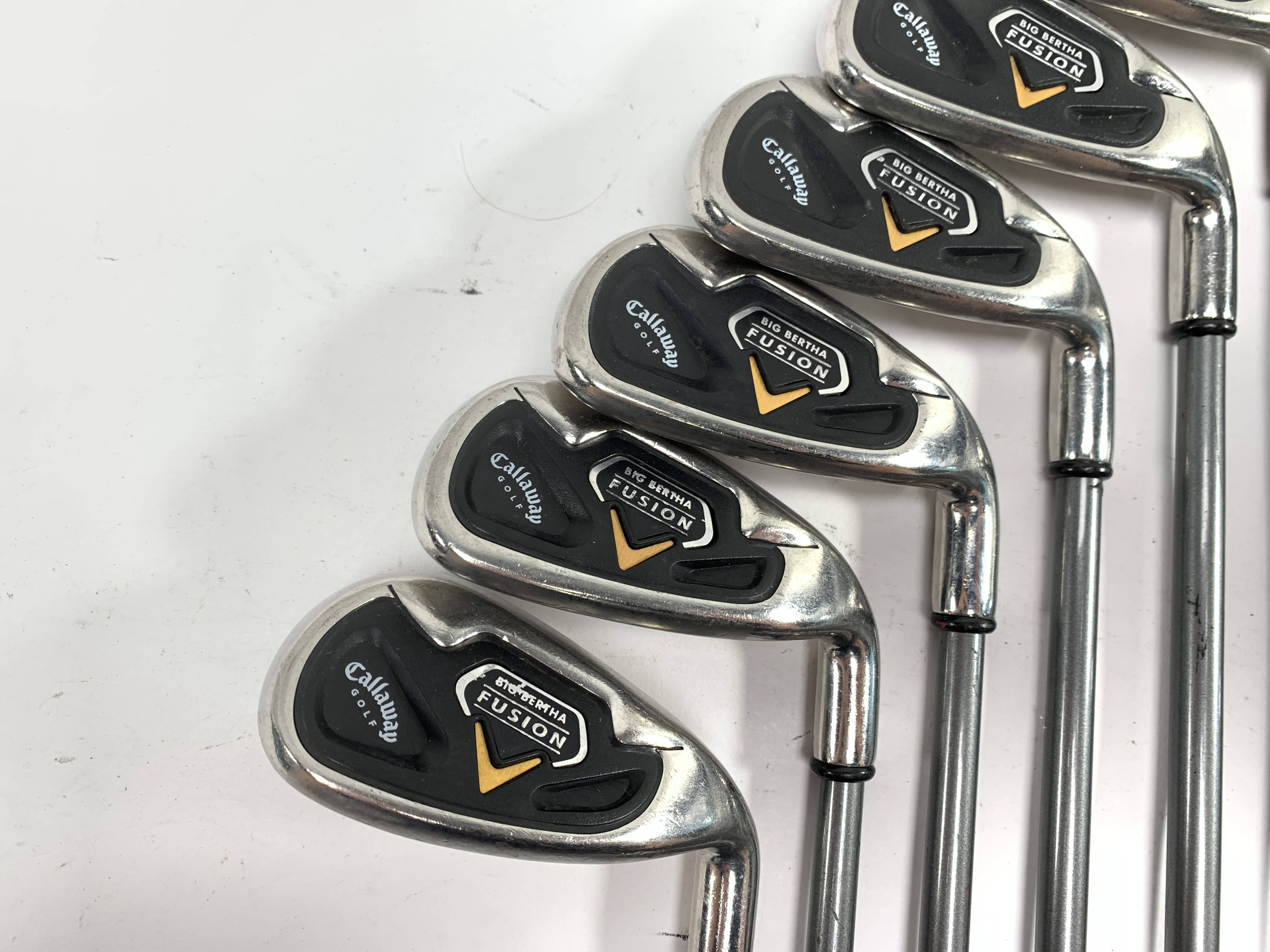 Callaway Big Bertha Fusion Iron Set 4-PW+SW RCH 45 Ladies