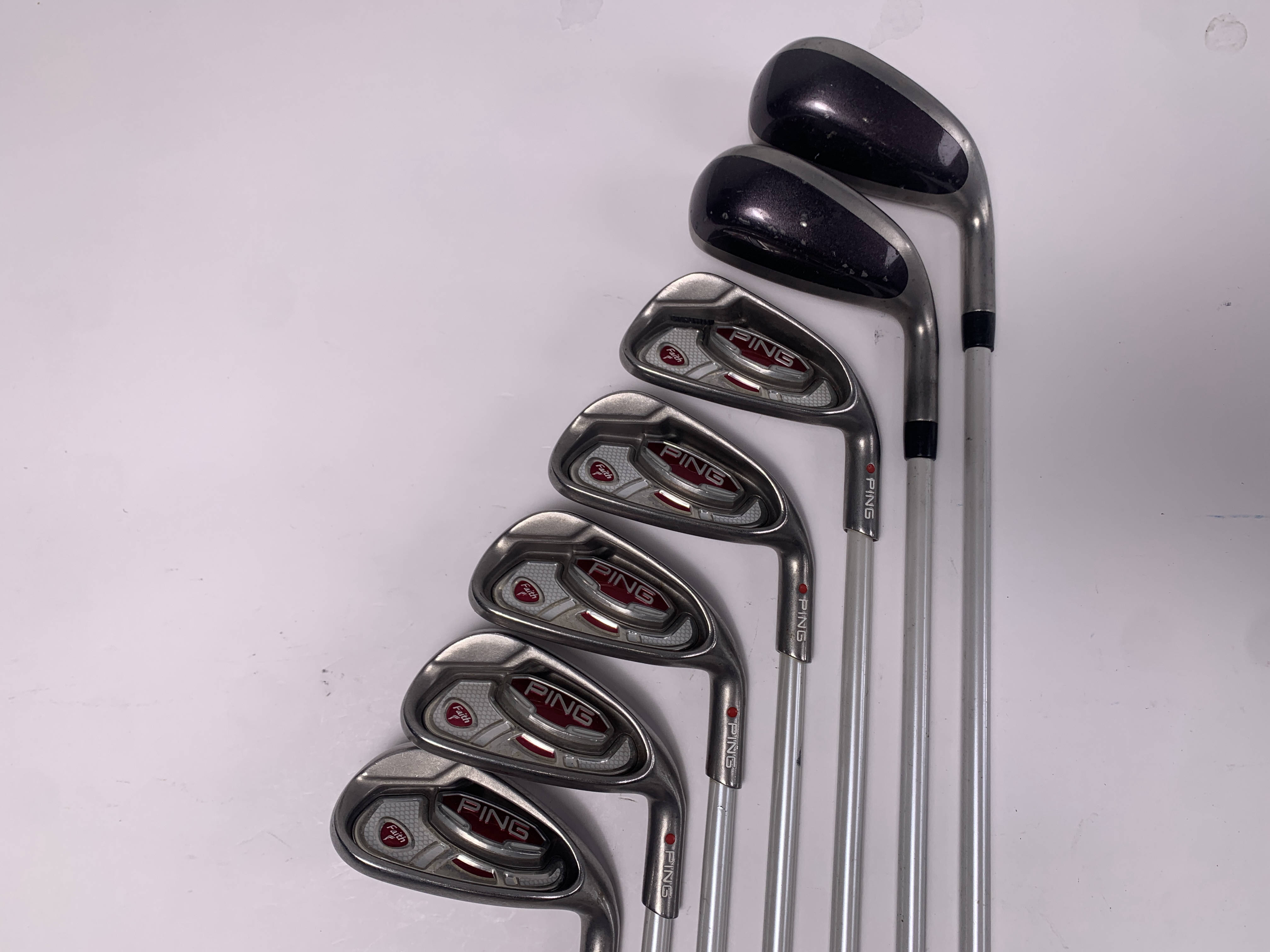 Ping Faith Iron Set 5-PW+SW Red Dot 1* Flat ULT200 Ladies