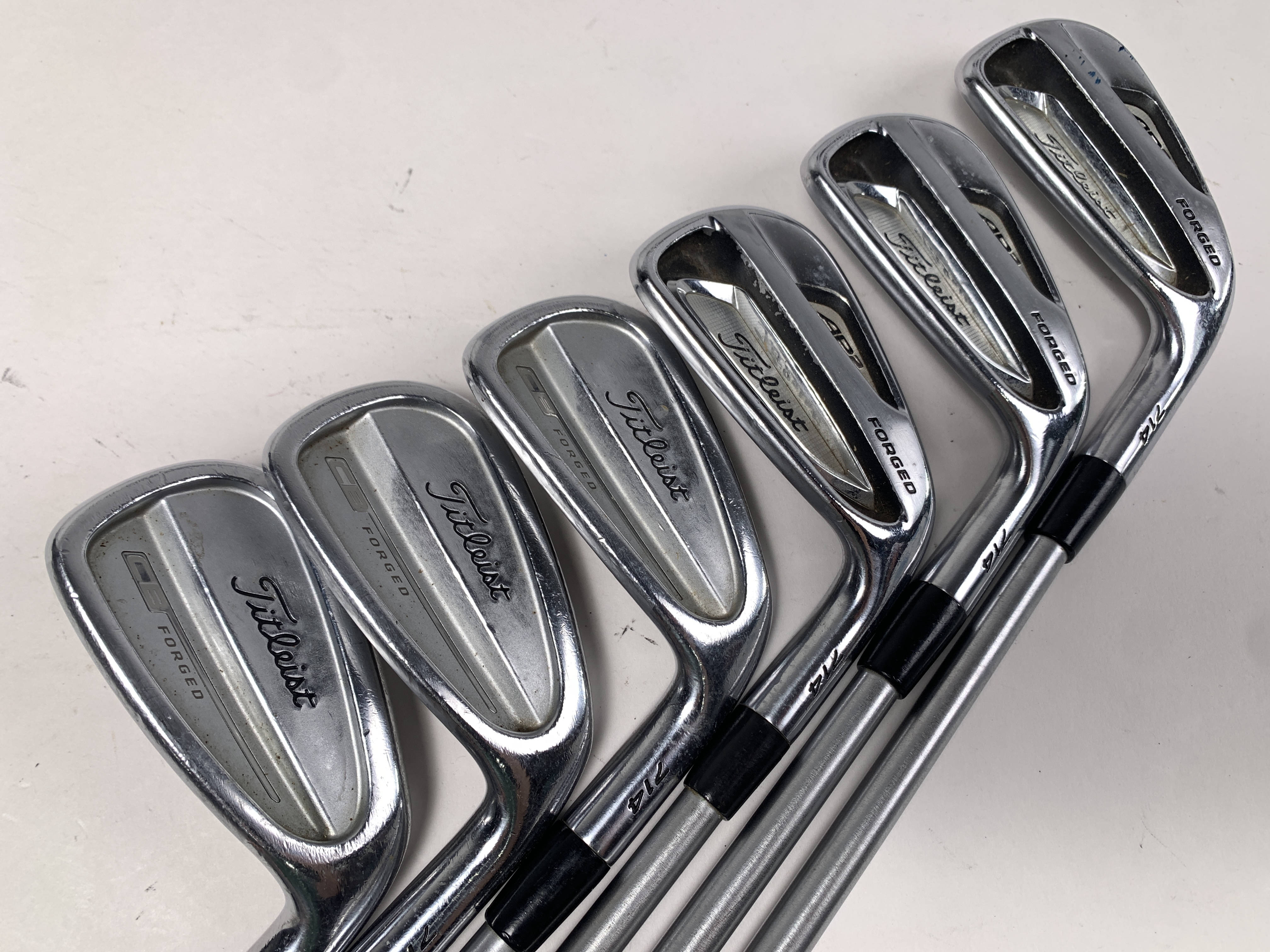 Titleist 714 AP2 / CB Forged Combo Iron Set 4-9 KBS Tour C-Taper