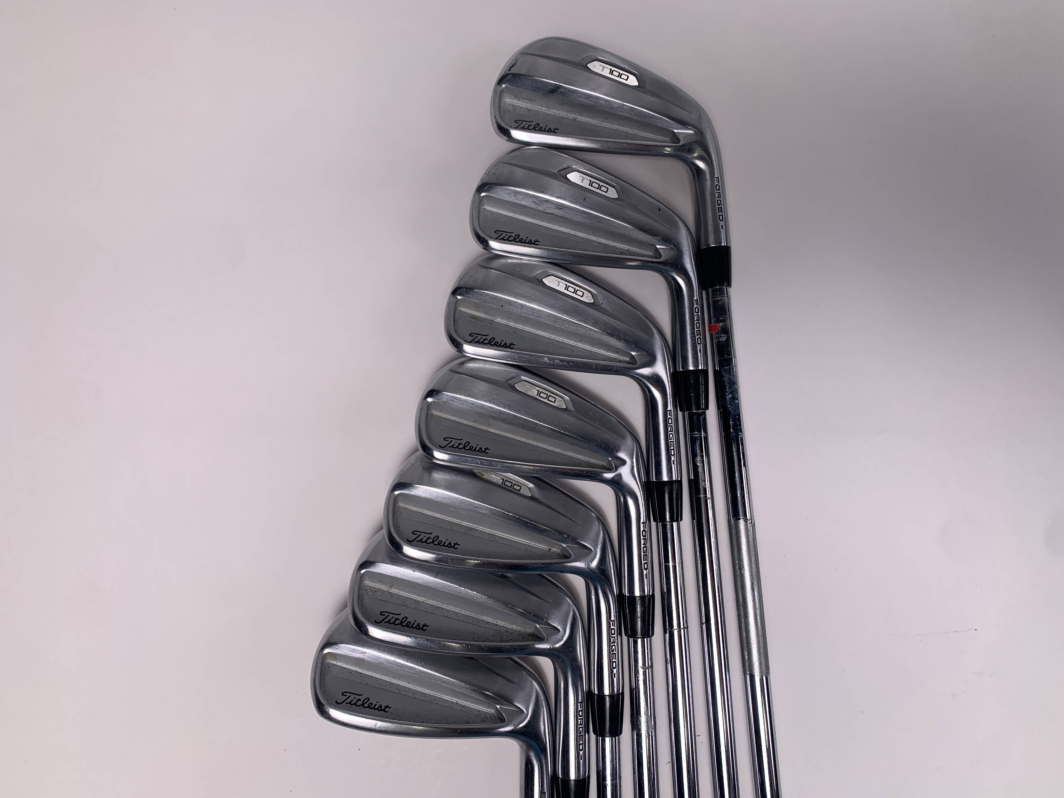 Titleist T100 2021 Iron Set 4-PW True Temper AMT Tour White S300
