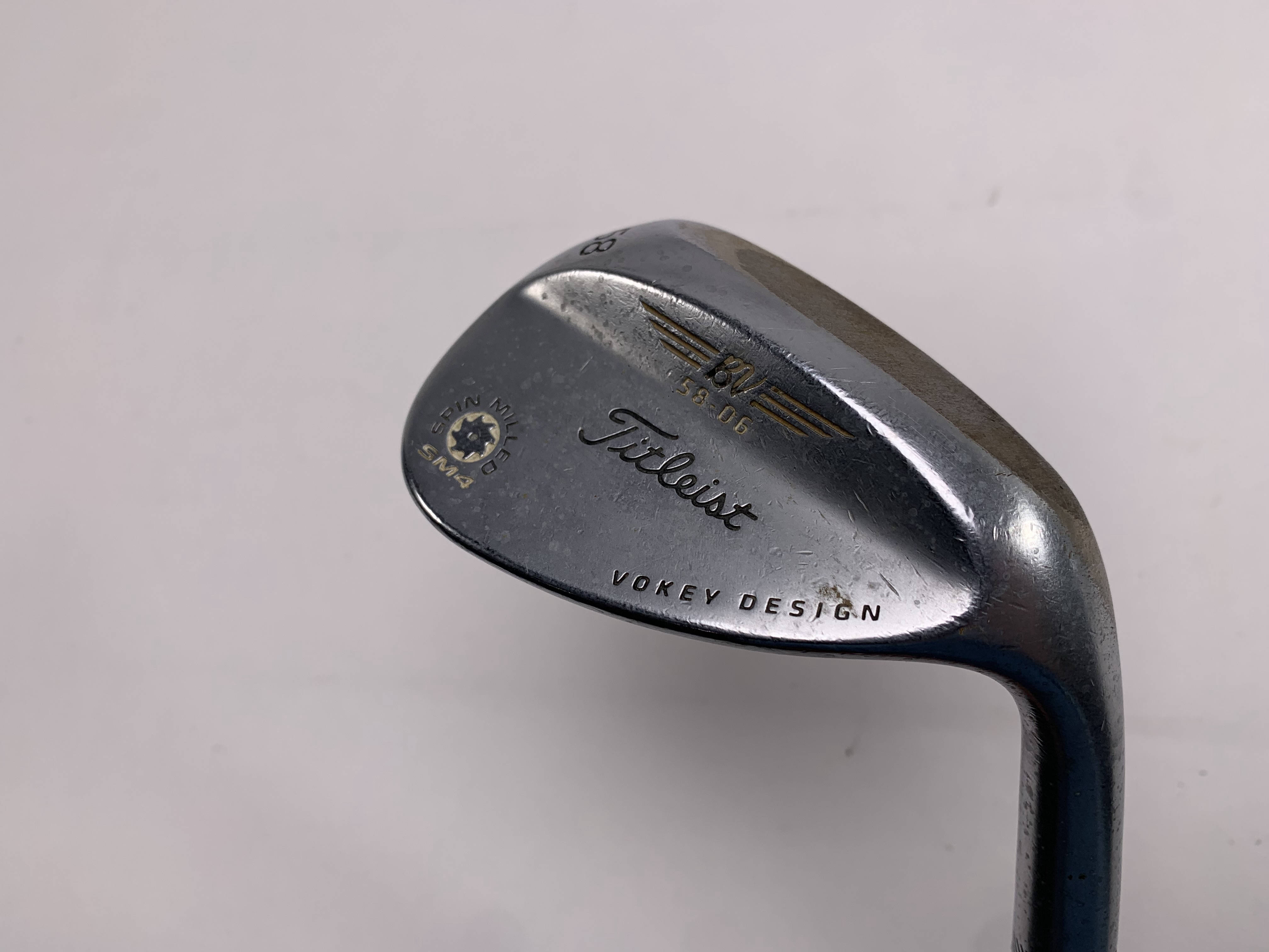 Titleist Vokey Spin Milled SM4 Chrome Lob Wedge LW 58* 6 Bounce