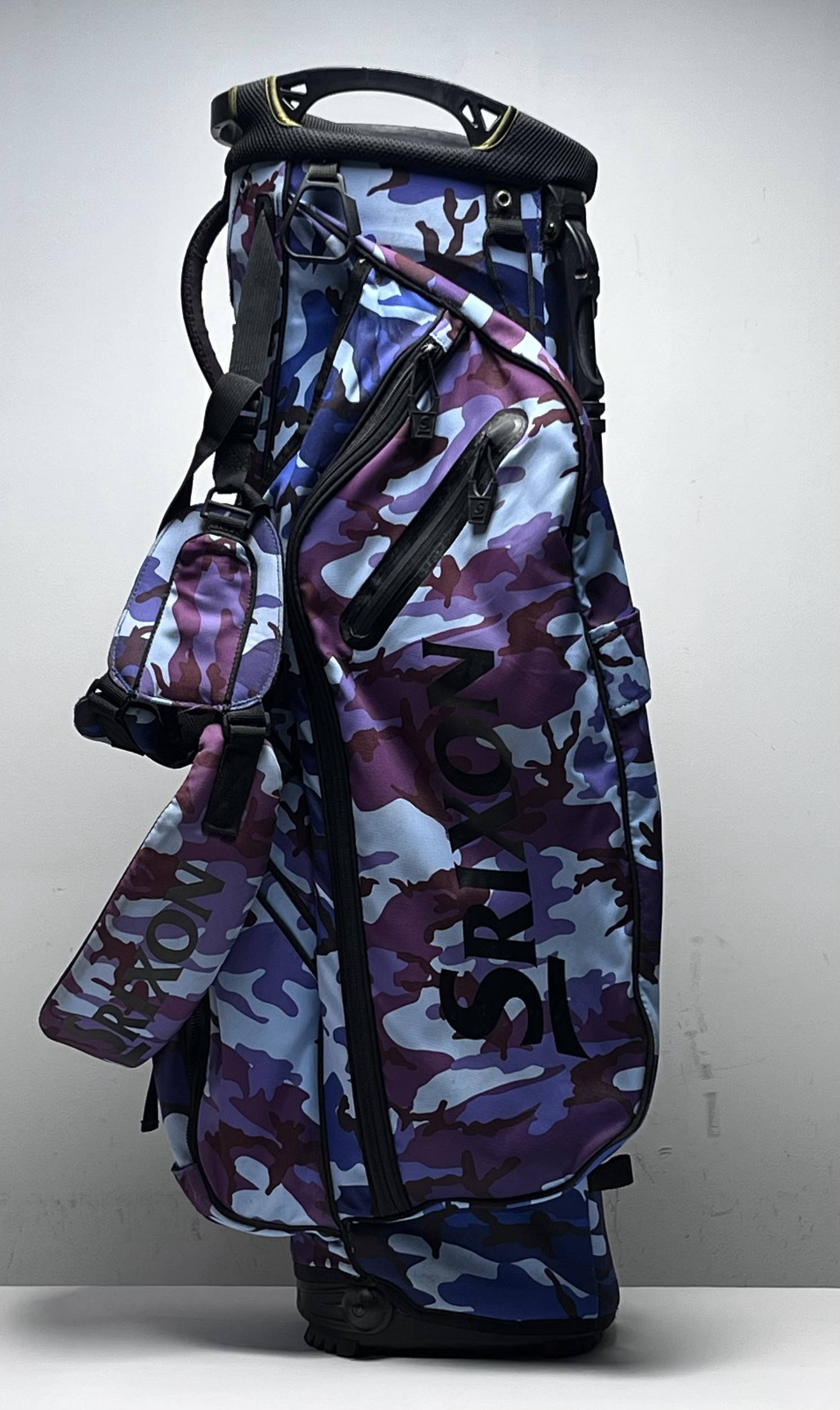 Srixon Camo Blue Stand Bag Camoflague 4-Way Divide Dual Strap Golf