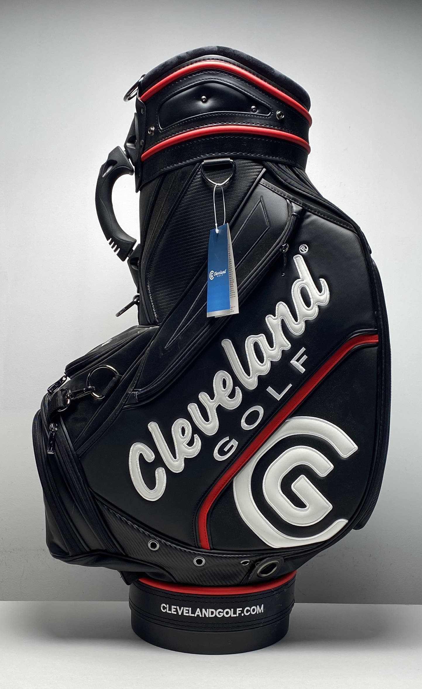 Cleveland CG19 Staff Bag Black 6-Way Divide Strap Golf Bag | eBay