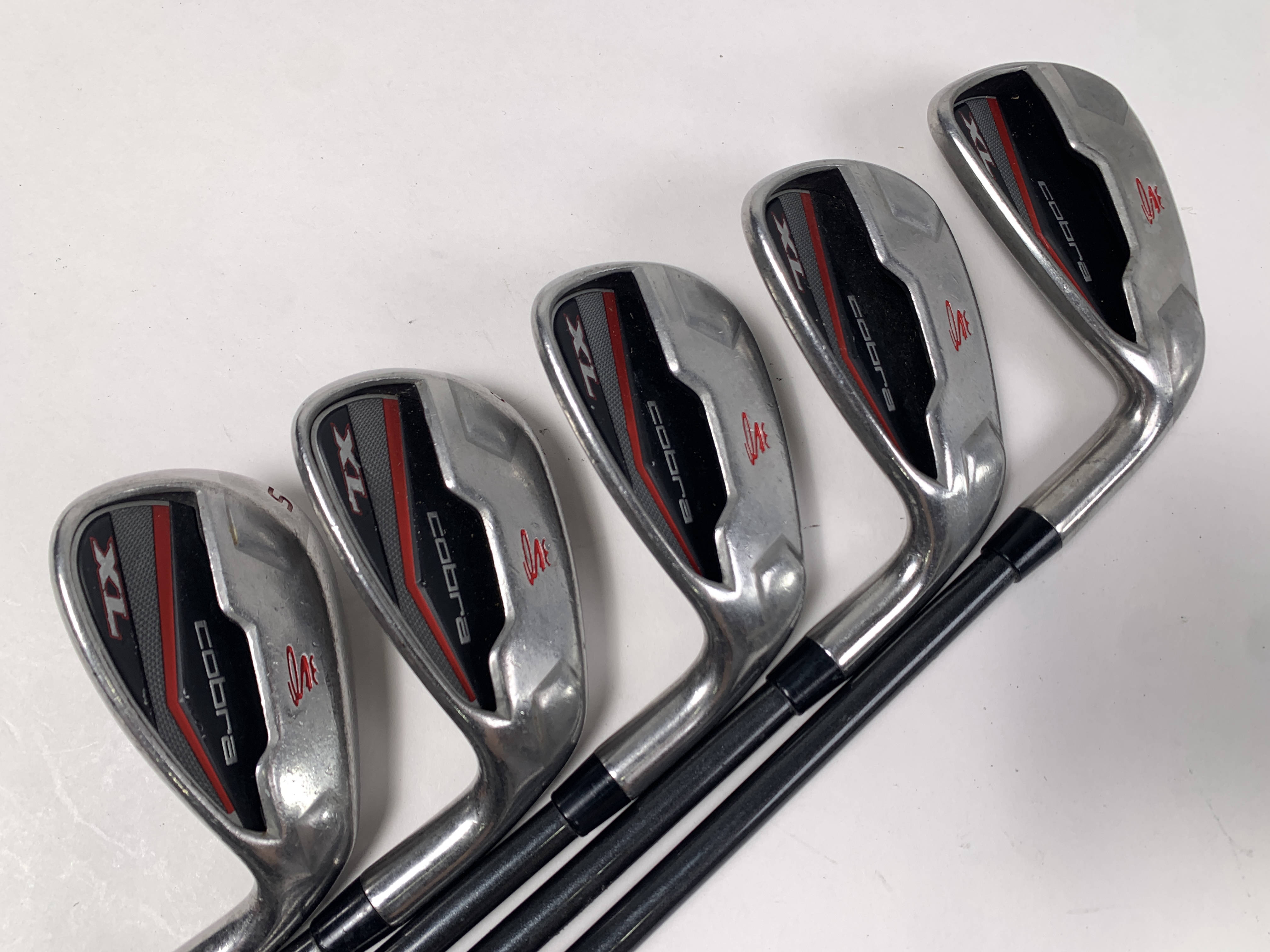 0630-100 ゴルフクラブ Cobra XL Iron Set 6-PW+SW Senior Graphite Mens RH No 7 iron | eBay