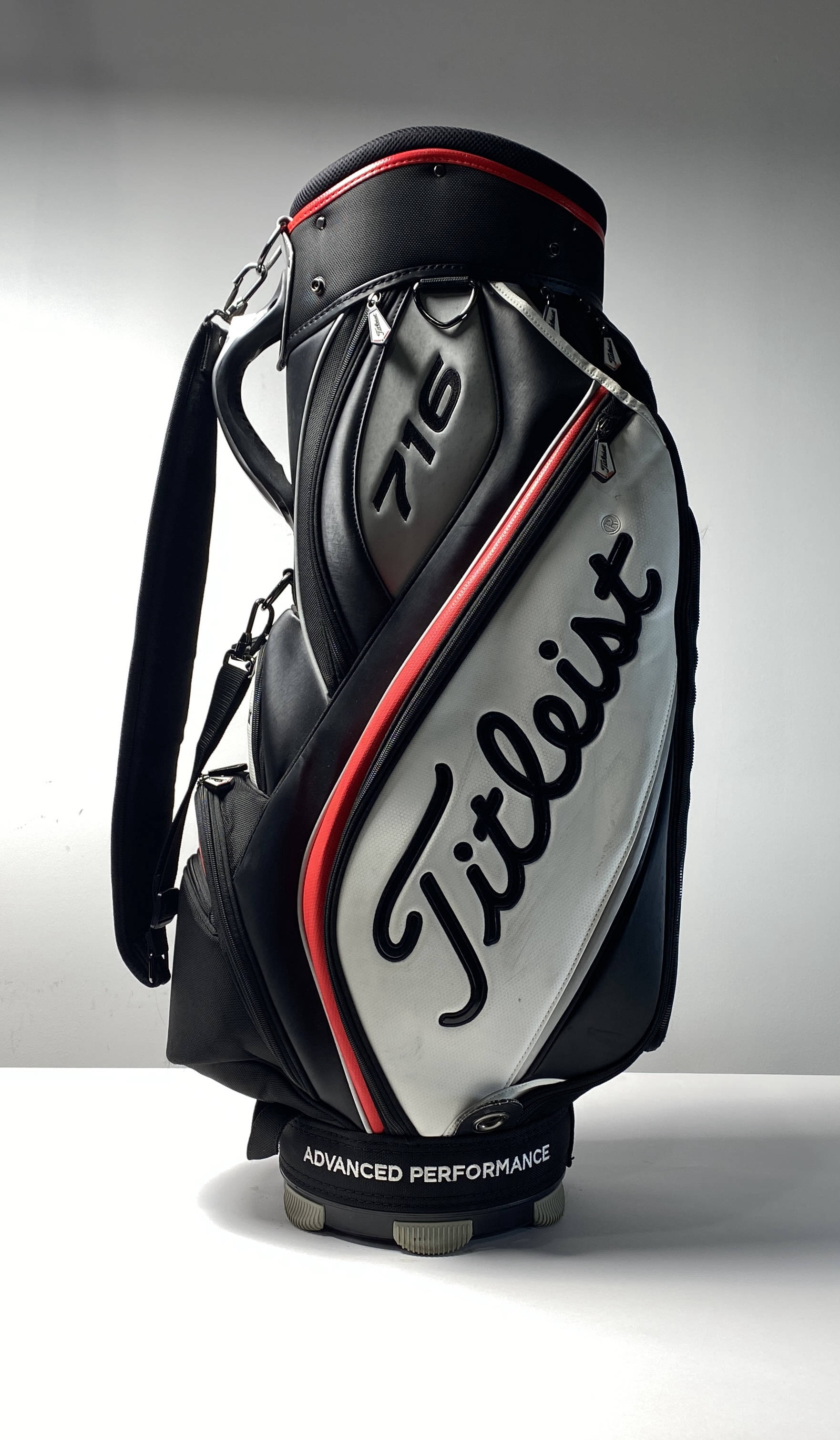 Titleist 716 AP Mini Staff Cart Bag Black 6-Way Divide Single