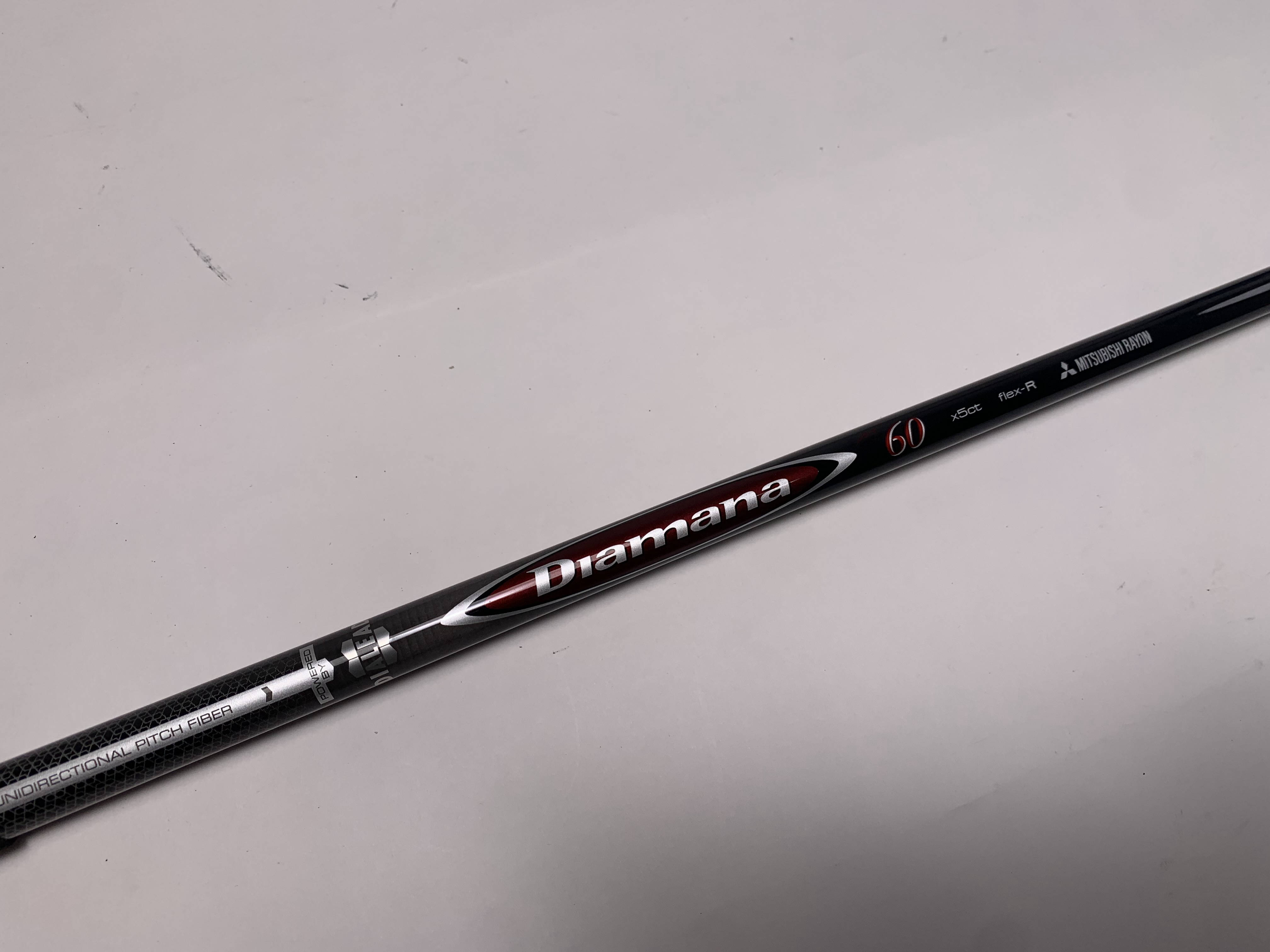 Mitsubishi Rayon Diamana 60 x5ct 60g Regular Graphite FW Shaft