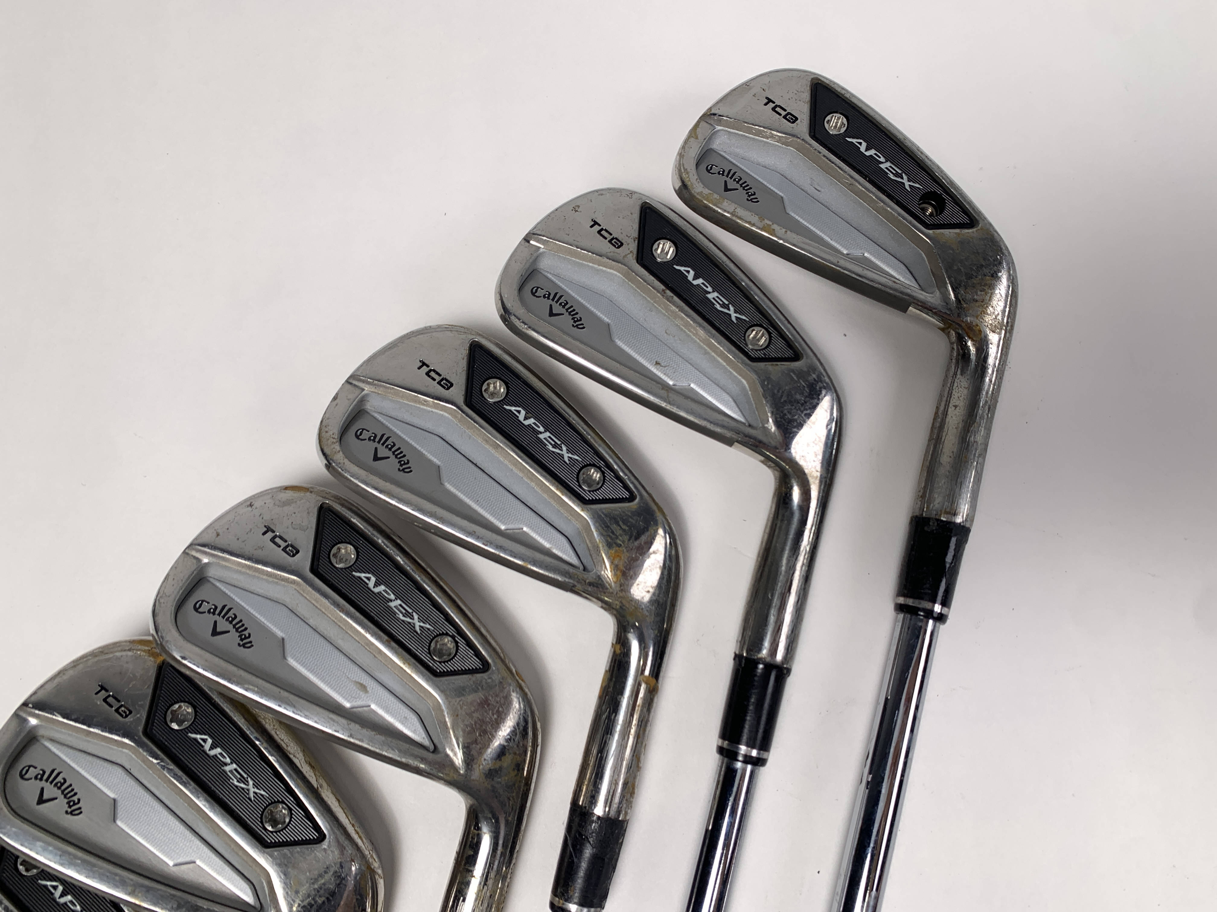 Callaway Apex TCB 24 Raw Iron Set 4-PW Project X LZ 6.0 120g Stiff