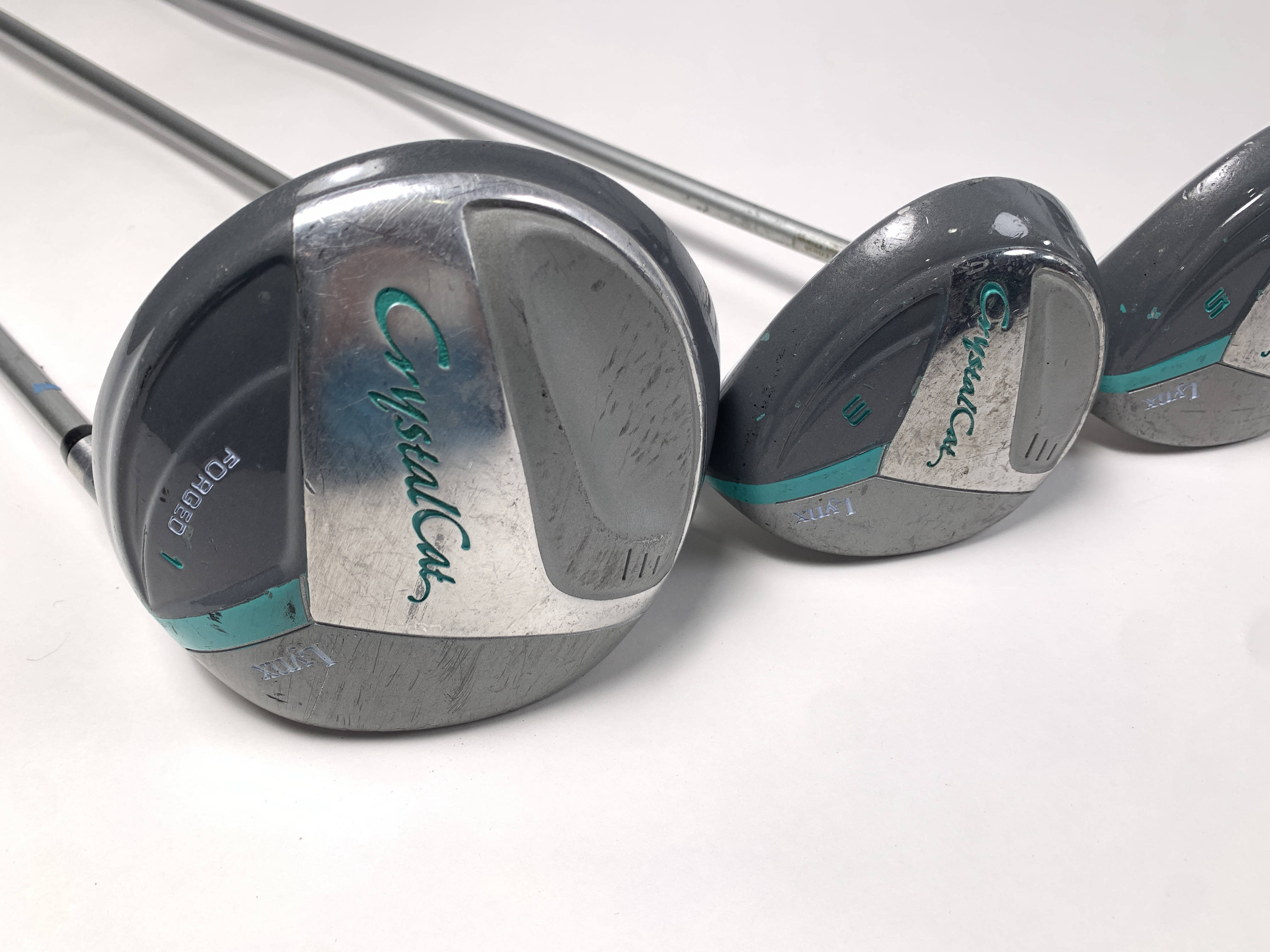 Lynx Crystal Cat Wood Set Driver 3 5 15* 18* Crystal Cat Ladies RH