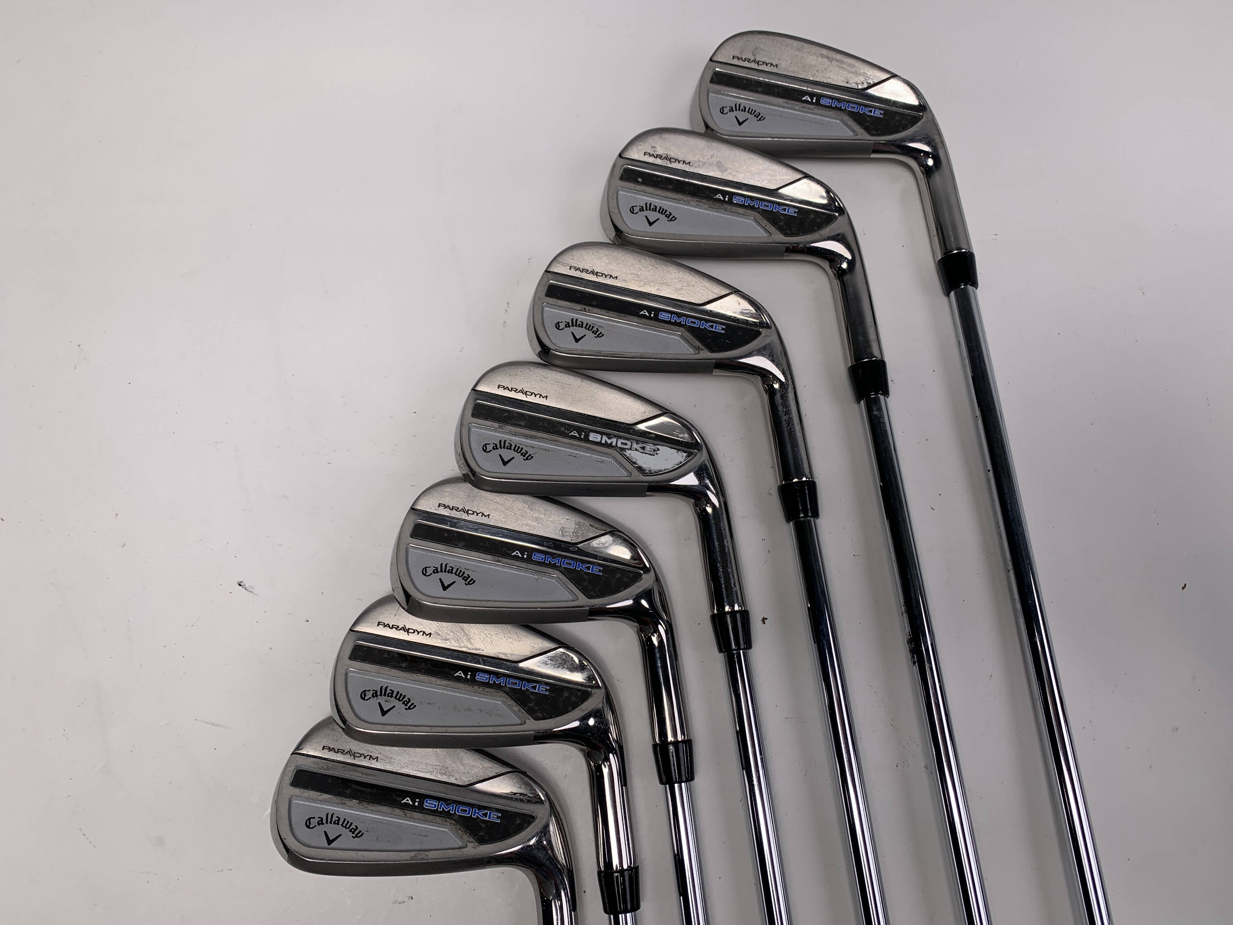 Callaway Paradym Ai Smoke Iron Set 4-PW True Temper Elevate MPH